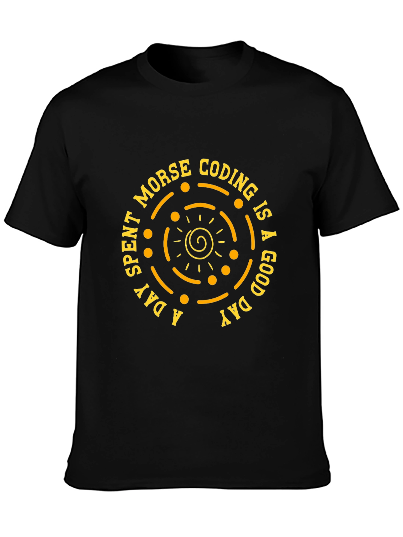 Morse Coding Good Day Graphic Tee