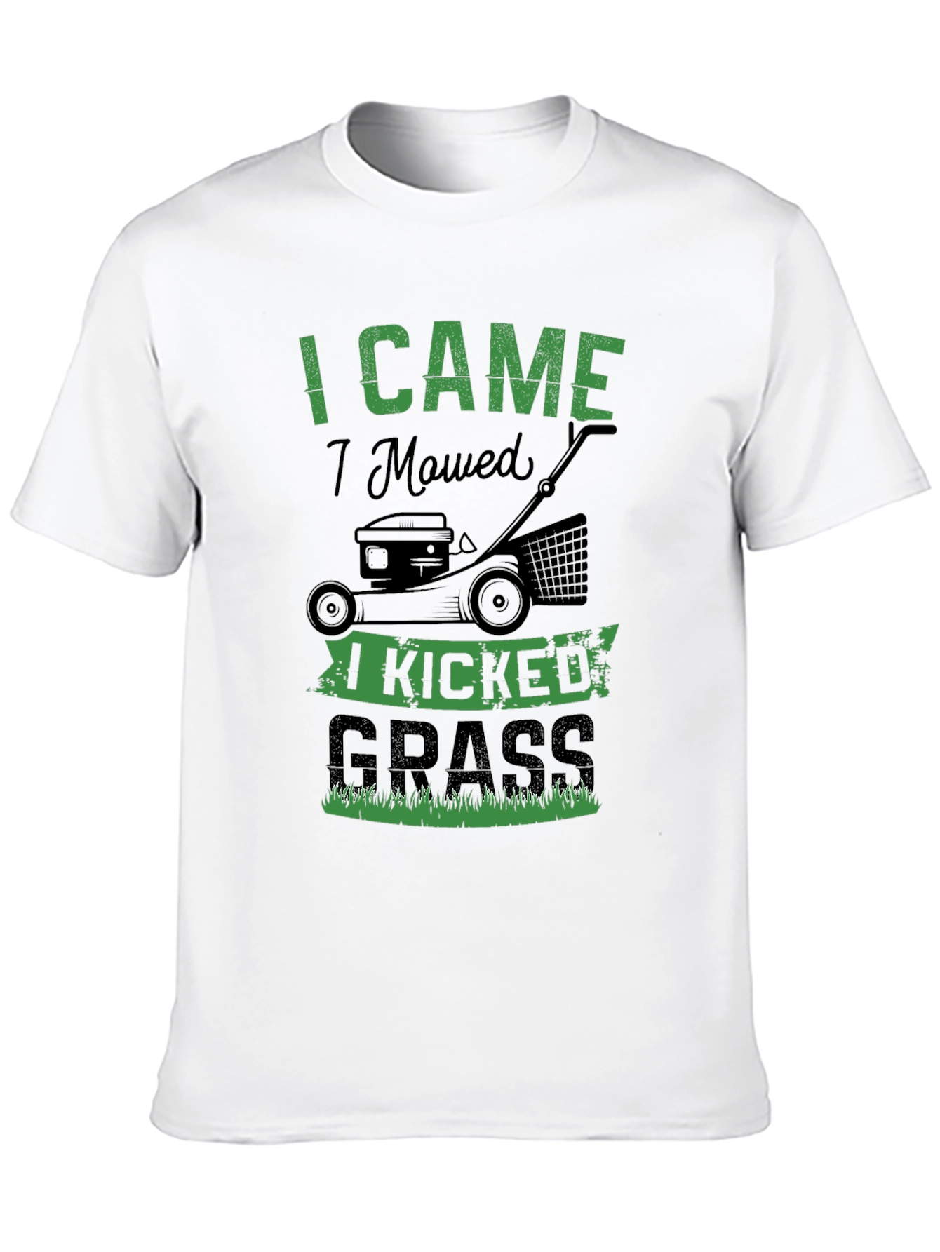I Came I Mowed I Kicked Grass Graphic Tee