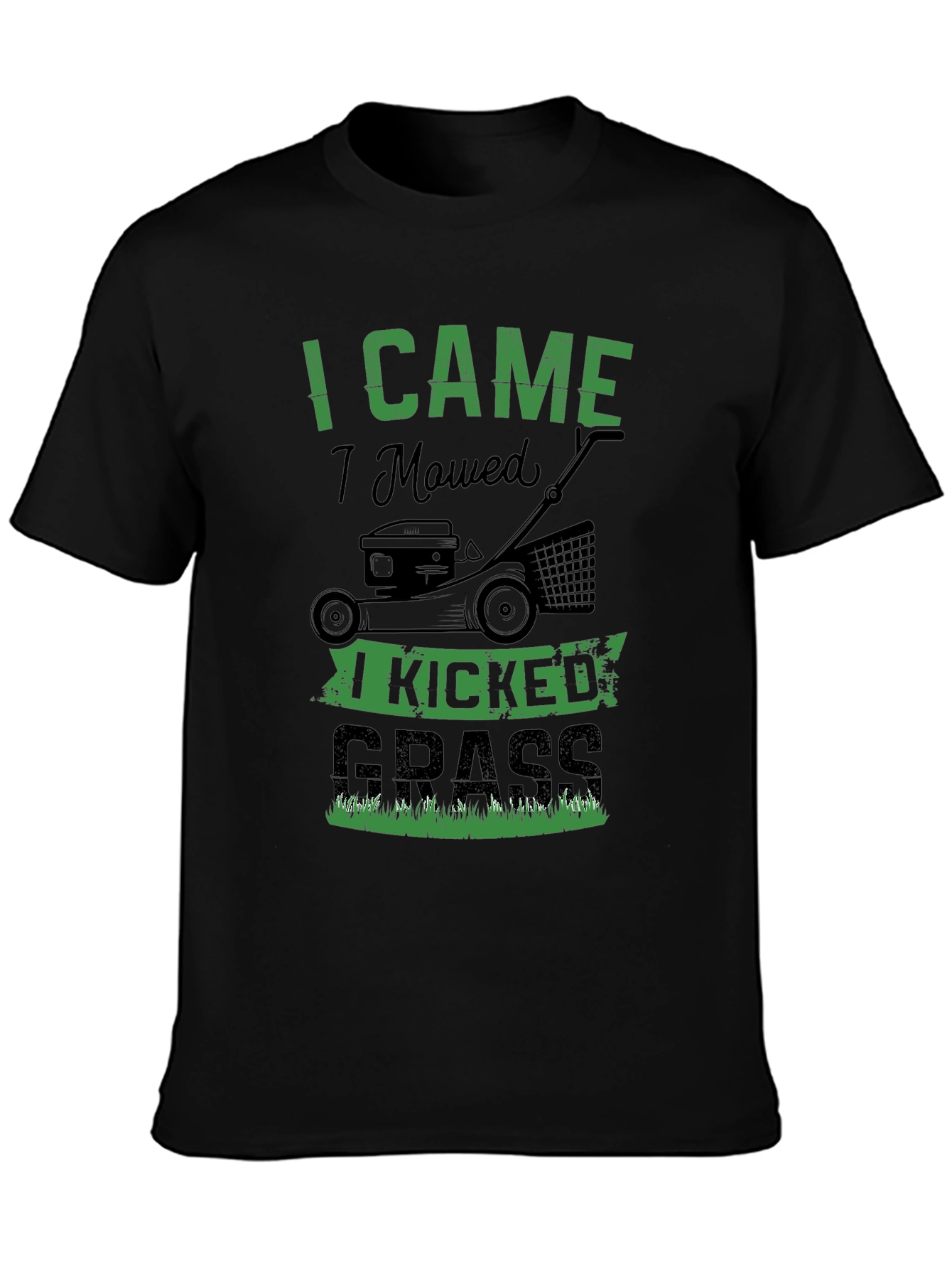I Came I Mowed I Kicked Grass Graphic Tee