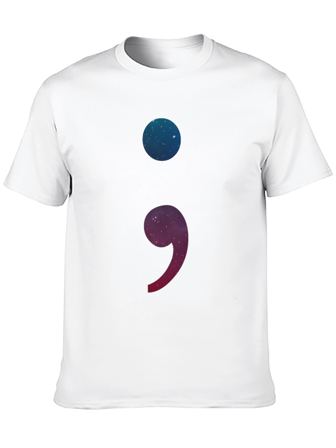 Galaxy Semicolon Graphic Tee