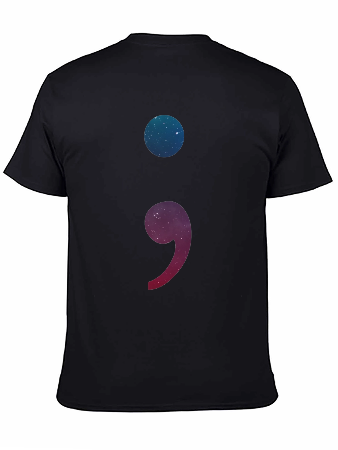 Galaxy Semicolon Graphic Tee