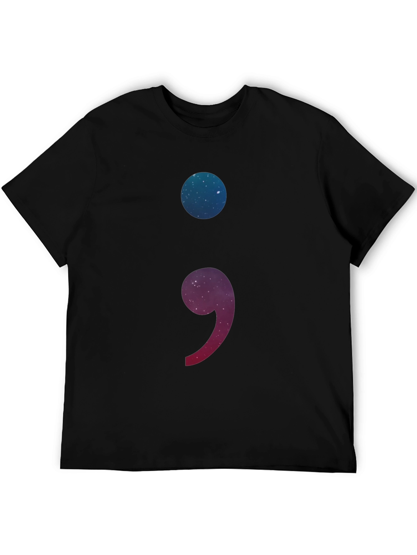 Galaxy Semicolon Graphic Tee