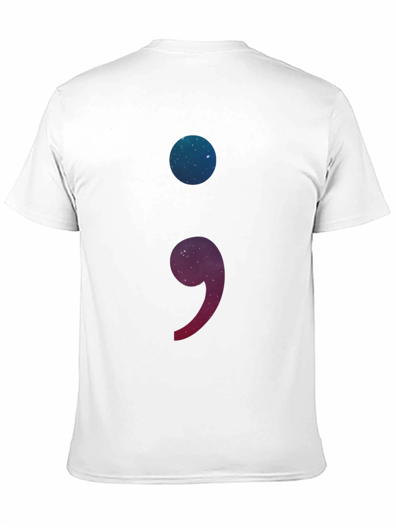 Galaxy Semicolon Graphic Tee