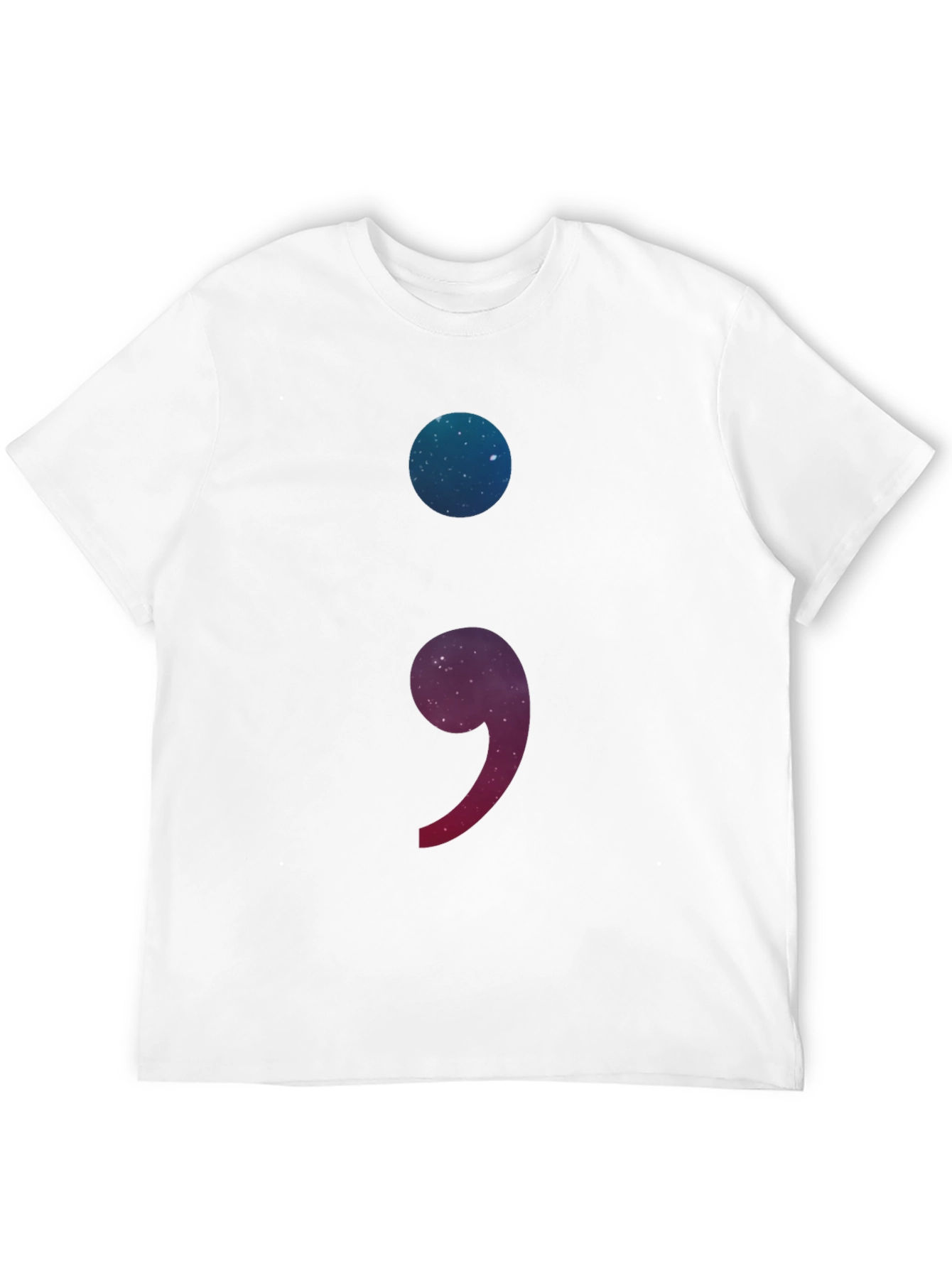 Galaxy Semicolon Graphic Tee