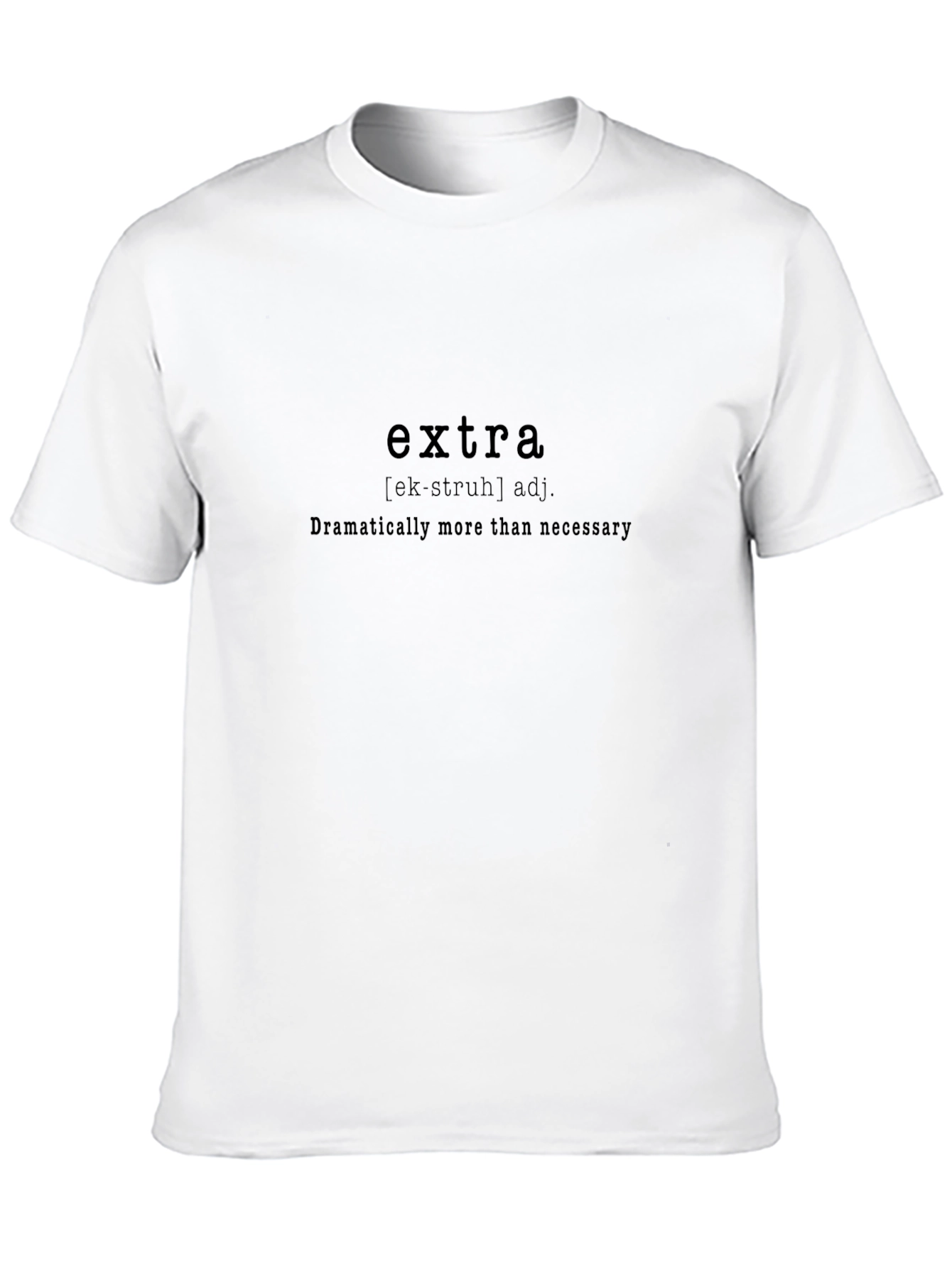 Extra Definition Graphic Tee - Unisex Black T-Shirt