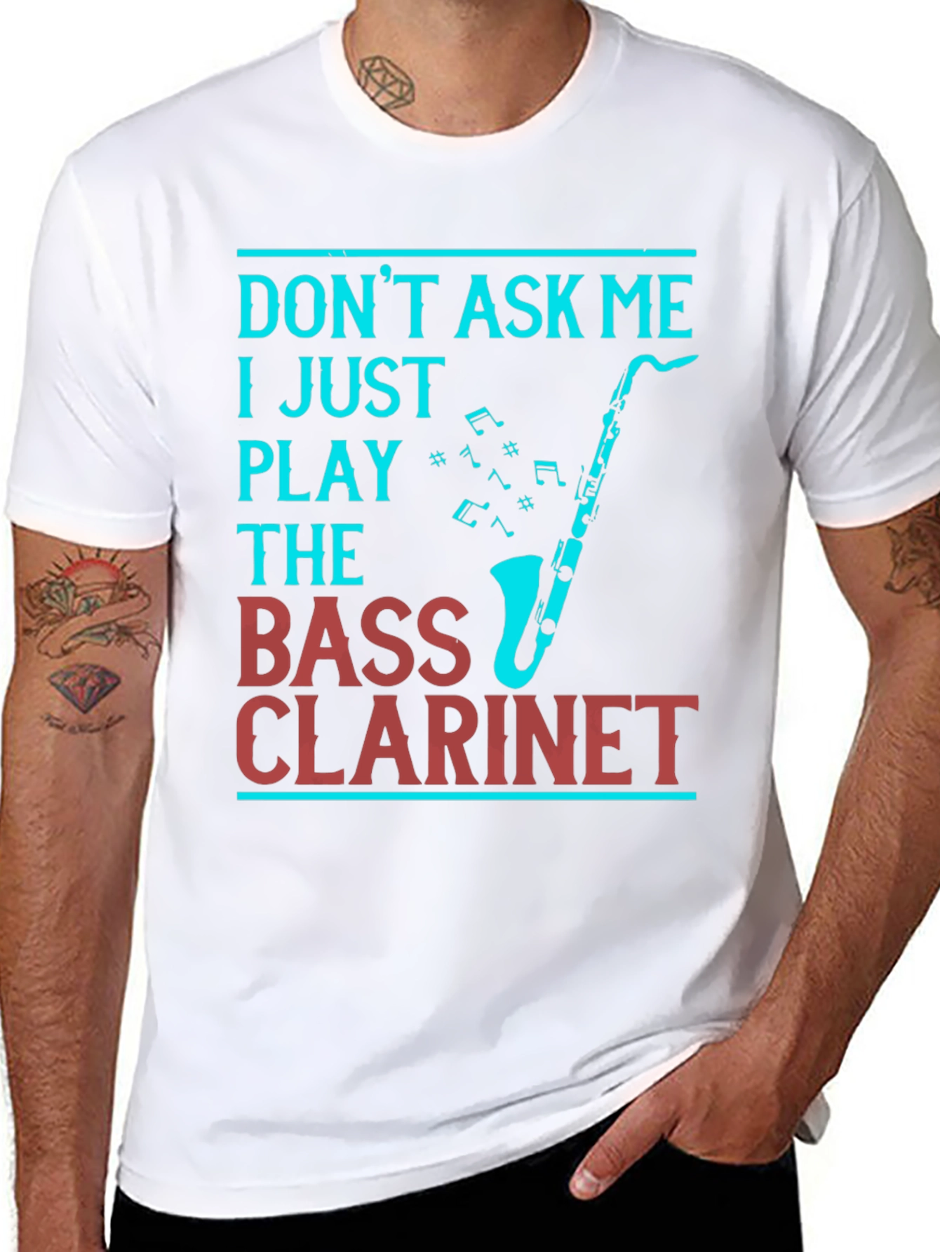 Bass Clarinet Player T-Shirt - Music Lover Tee