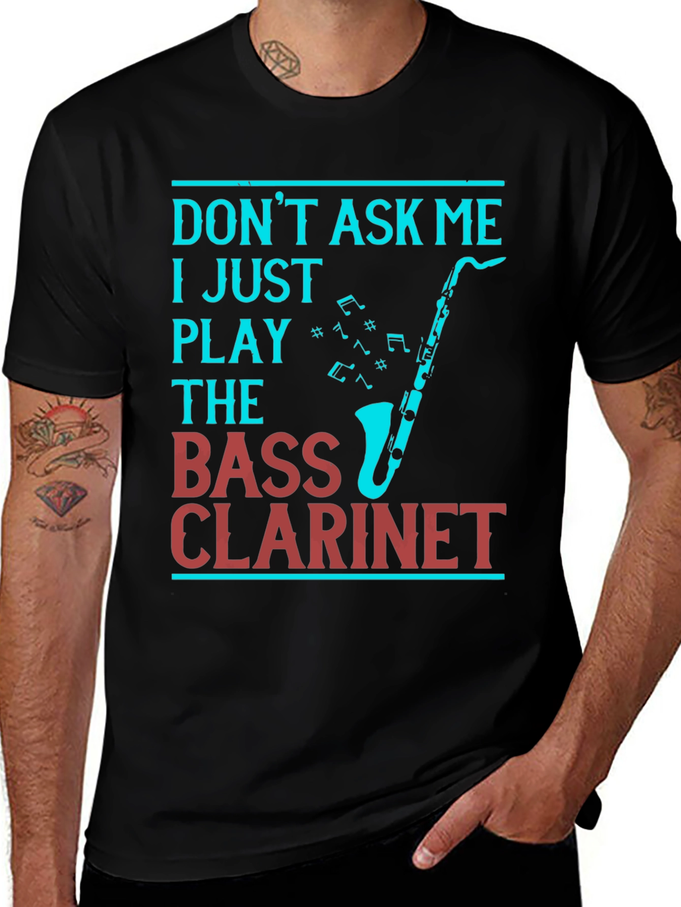 Bass Clarinet Player T-Shirt - Music Lover Tee