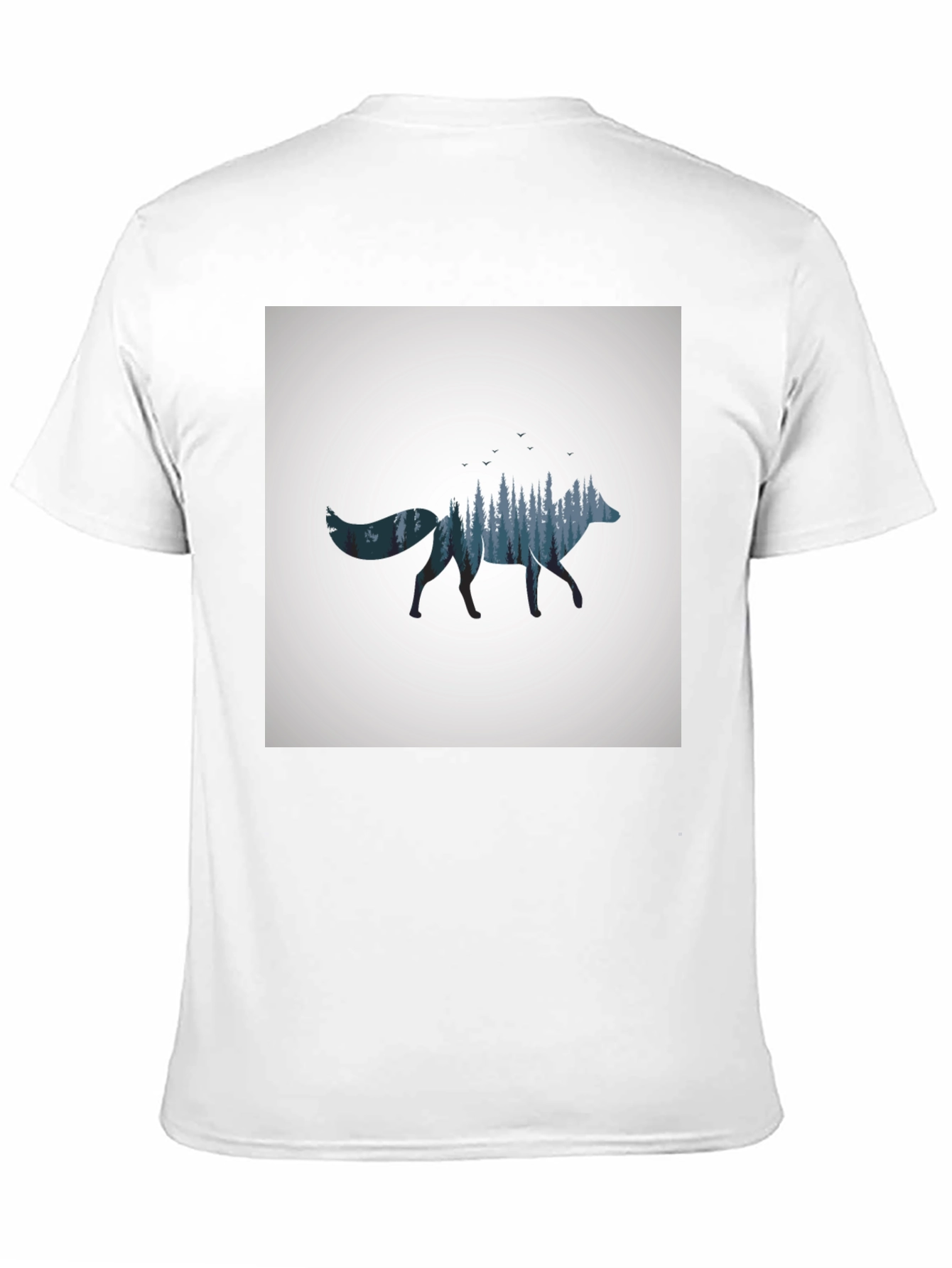 Nature Fox Graphic Tee - Black T-Shirt