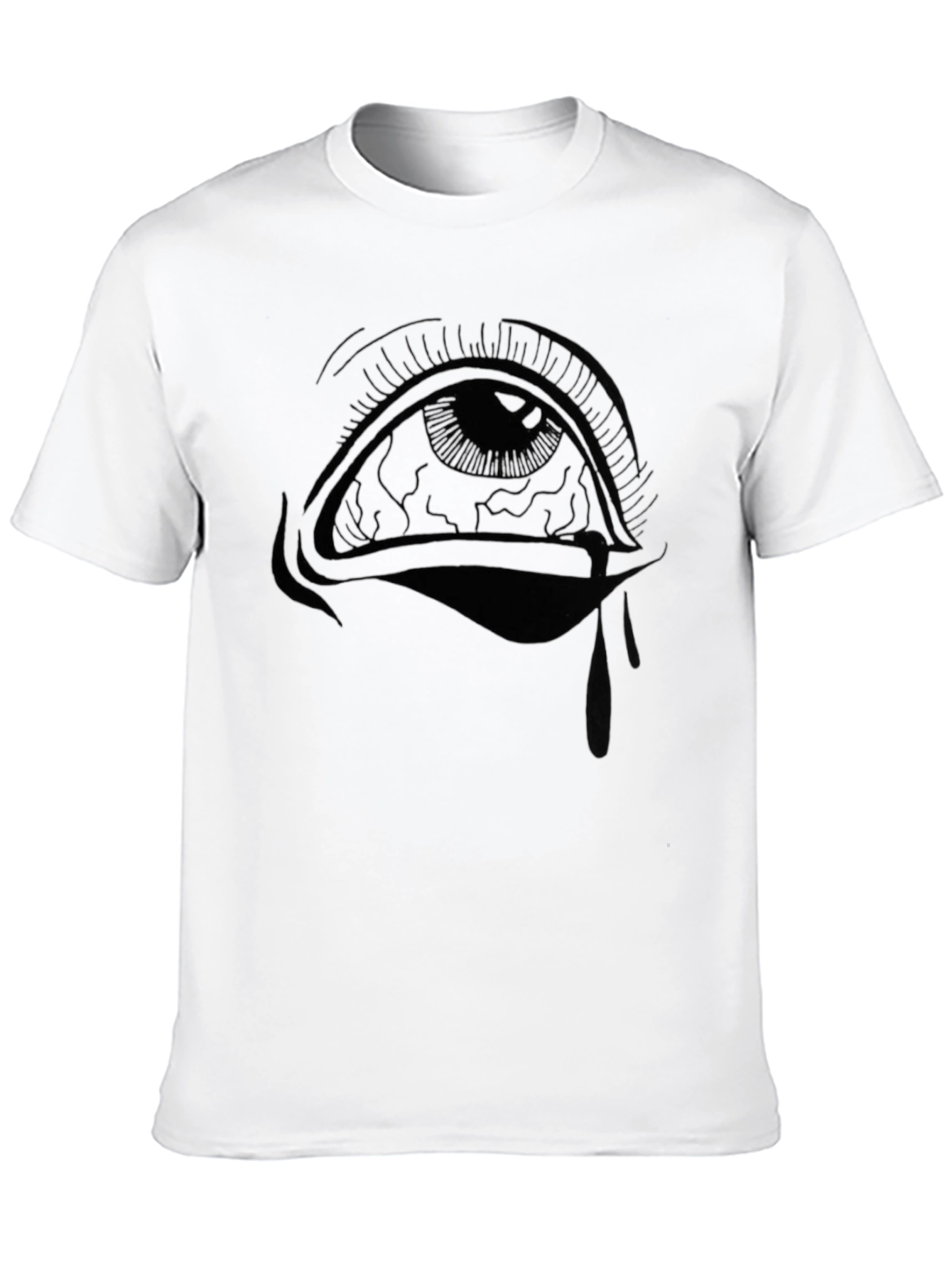 Tearful Eye Graphic Tee - All Seeing Eye Shirt