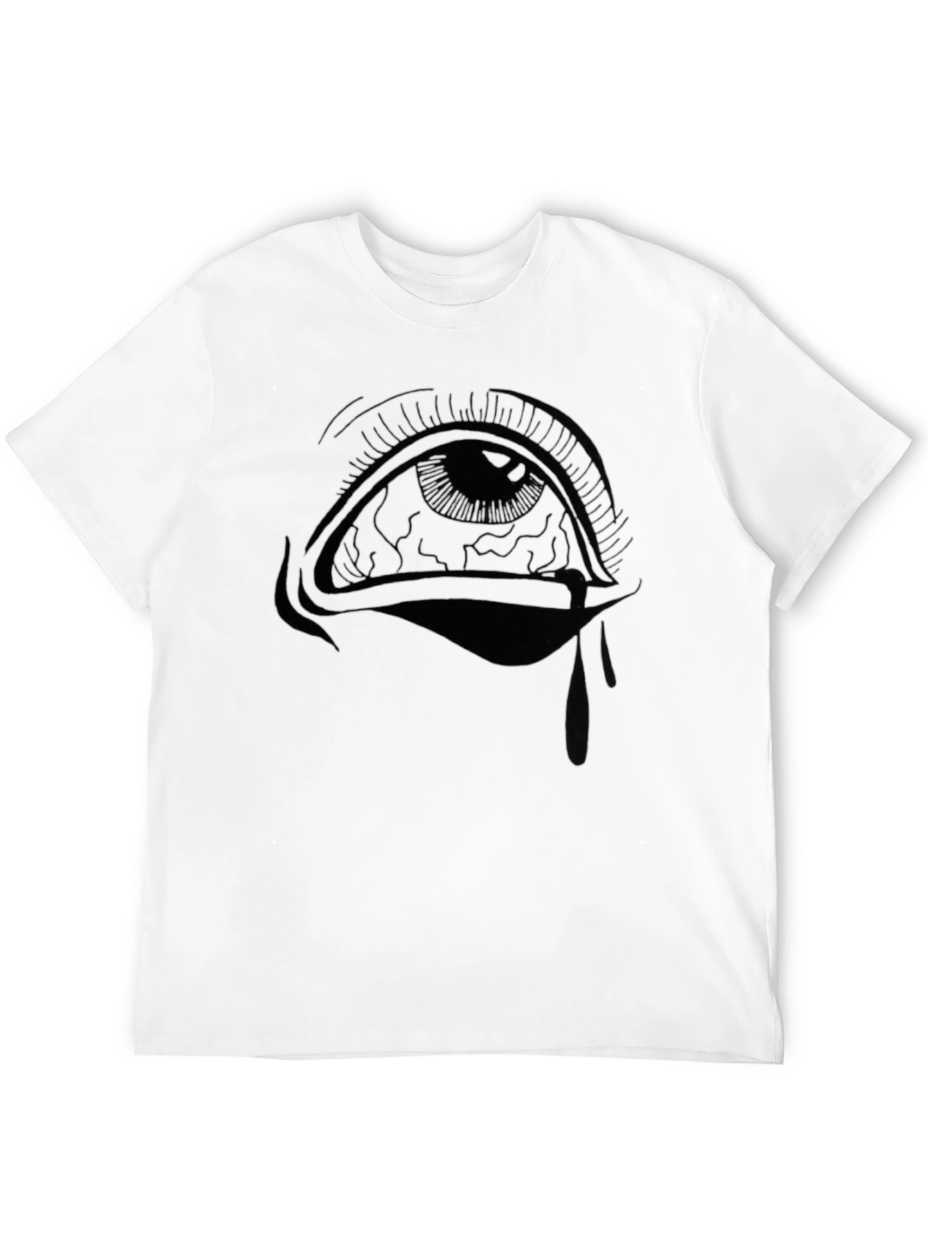 Tearful Eye Graphic Tee - All Seeing Eye Shirt