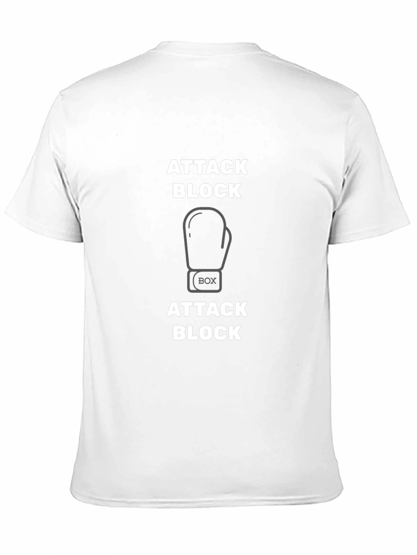 Attack Block Boxing Graphic T-Shirt