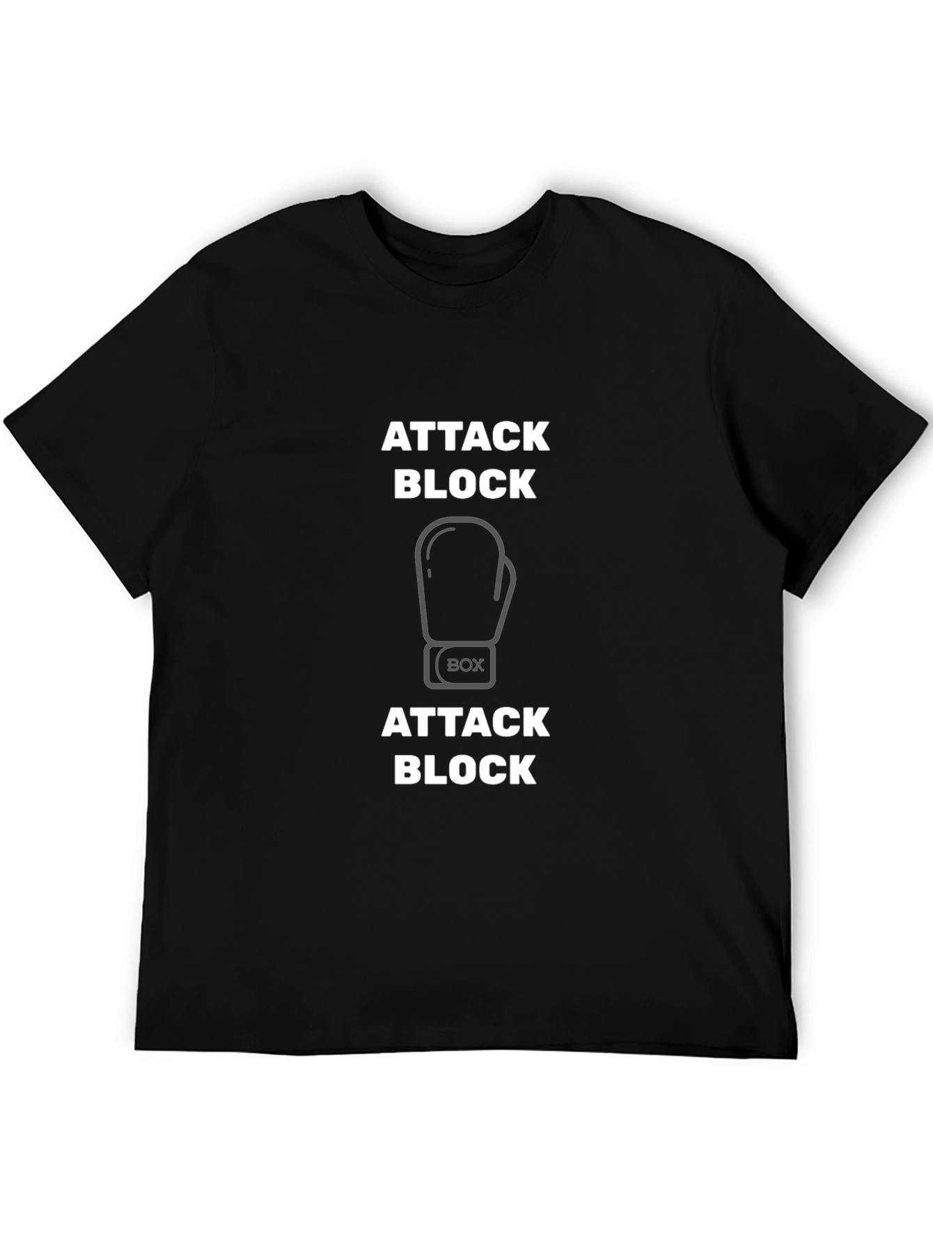Attack Block Boxing Graphic T-Shirt