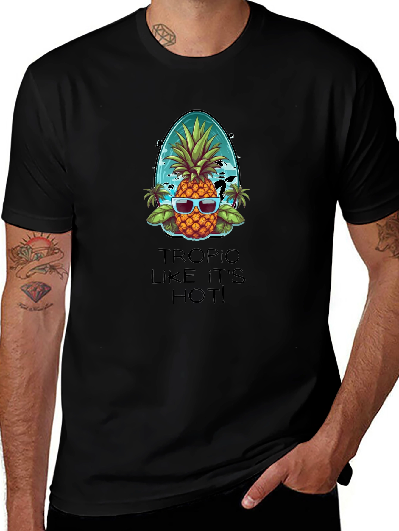 Tropic Like Its Hot Pineapple T-Shirt