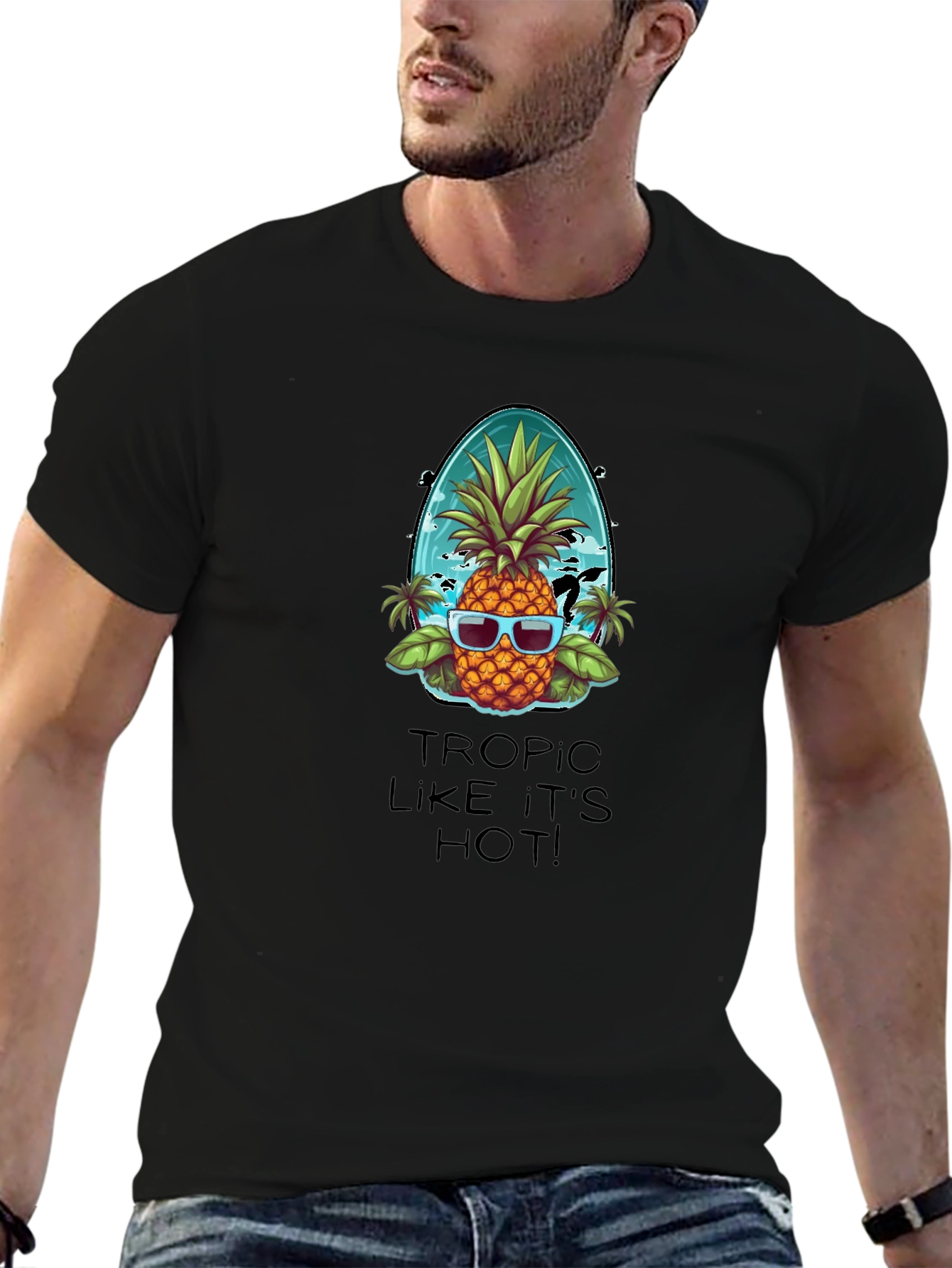 Tropic Like Its Hot Pineapple T-Shirt