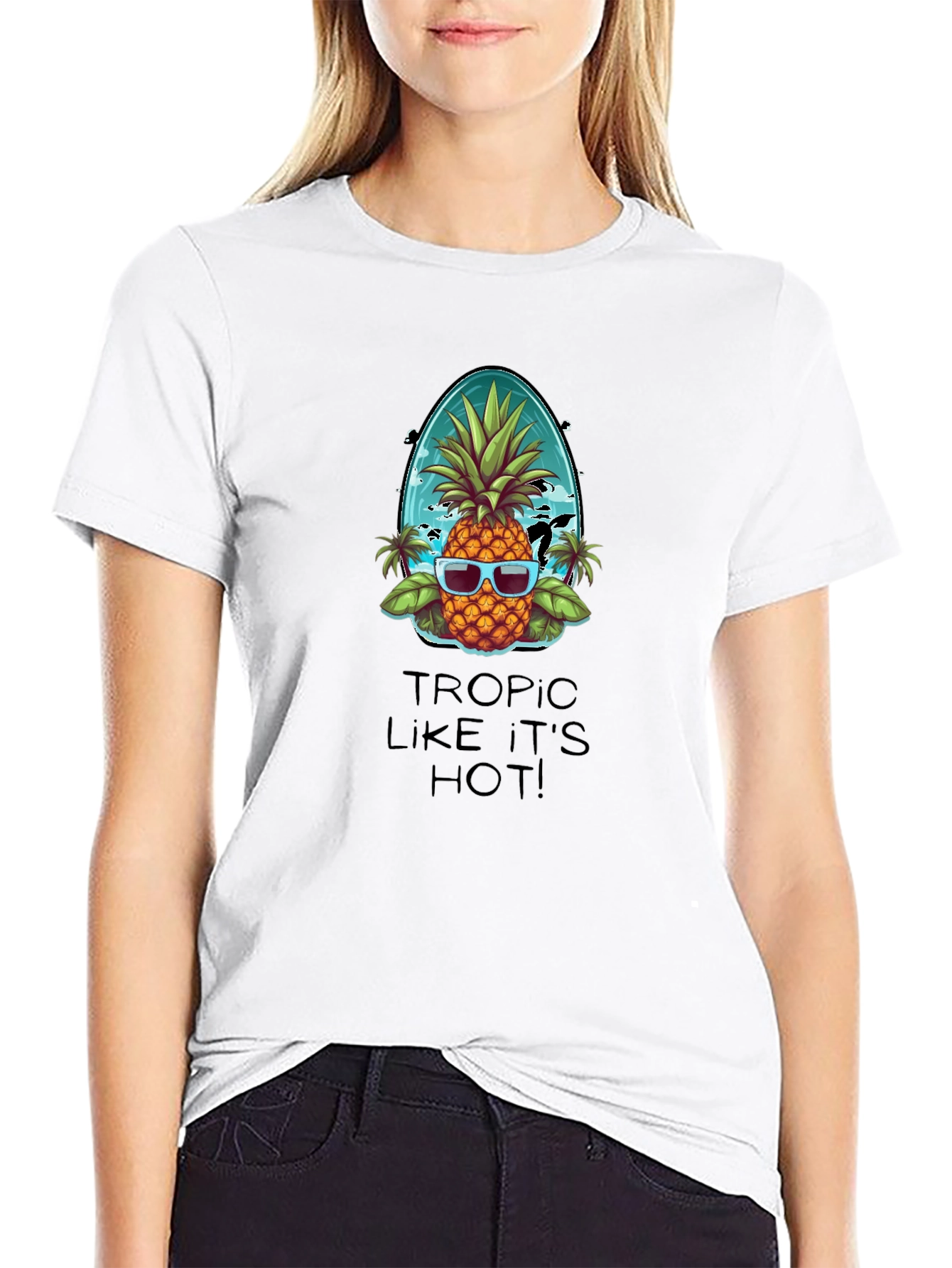 Tropic Like Its Hot Pineapple T-Shirt