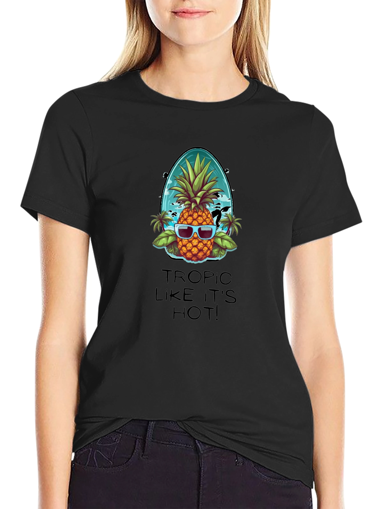 Tropic Like Its Hot Pineapple T-Shirt