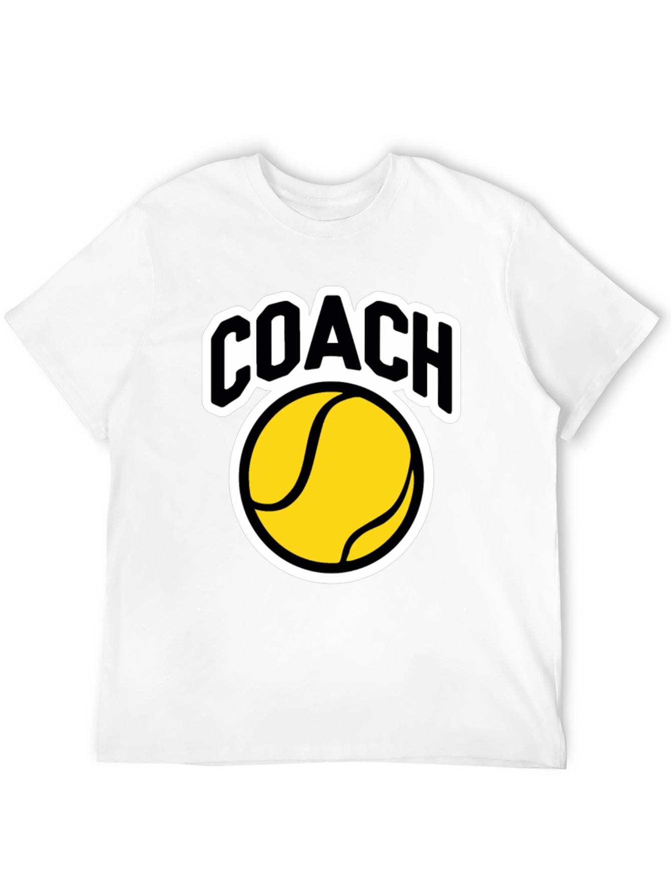Coach Tennis Ball Graphic T-Shirt - Black