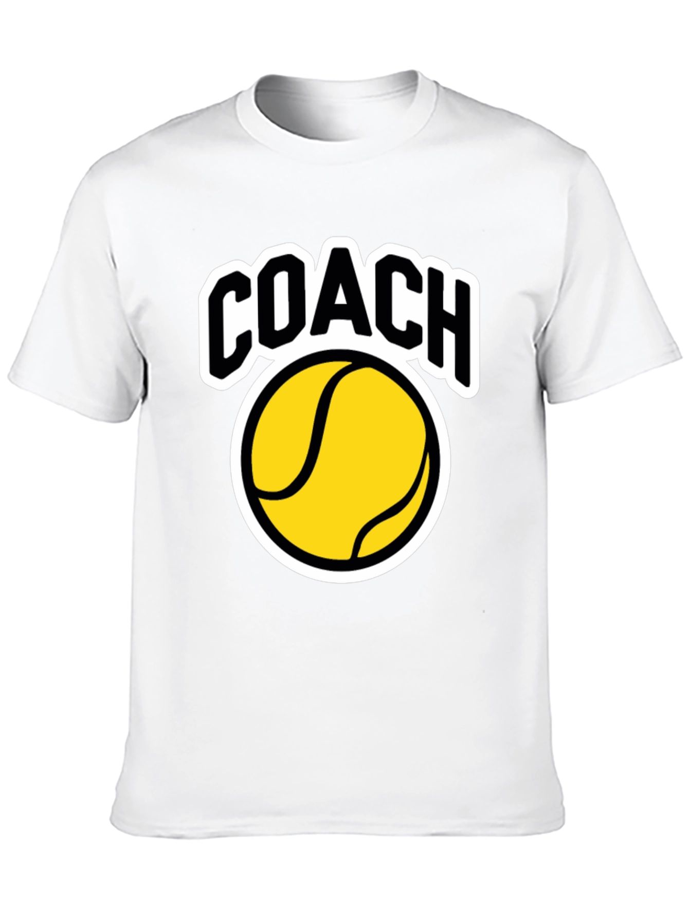 Coach Tennis Ball Graphic T-Shirt - Black