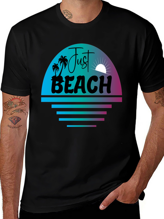 Just Beach Graphic Tee - Summer Vibes