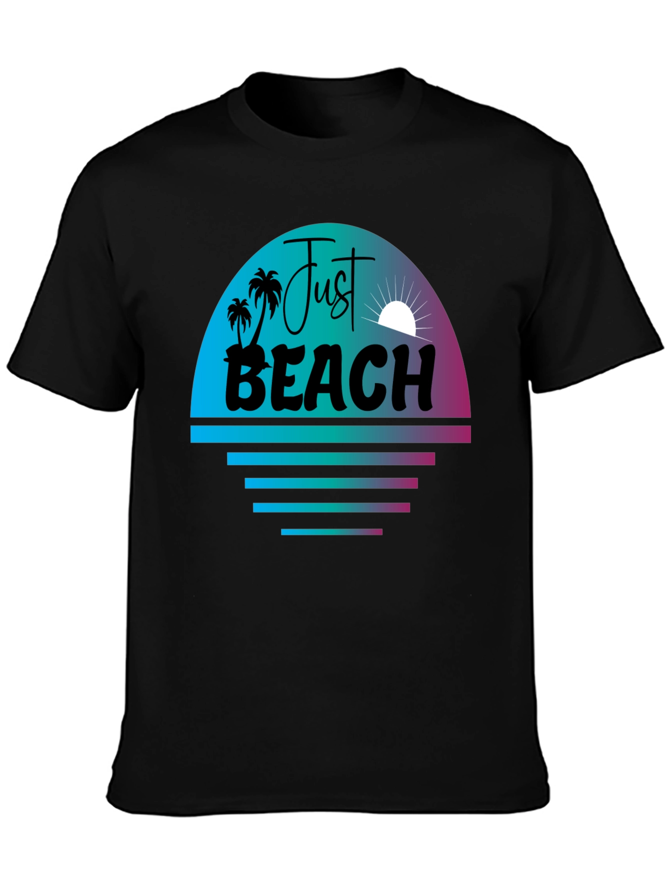 Just Beach Graphic Tee - Summer Vibes