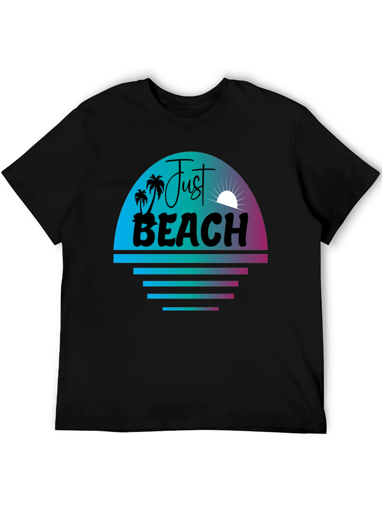 Just Beach Graphic Tee - Summer Vibes