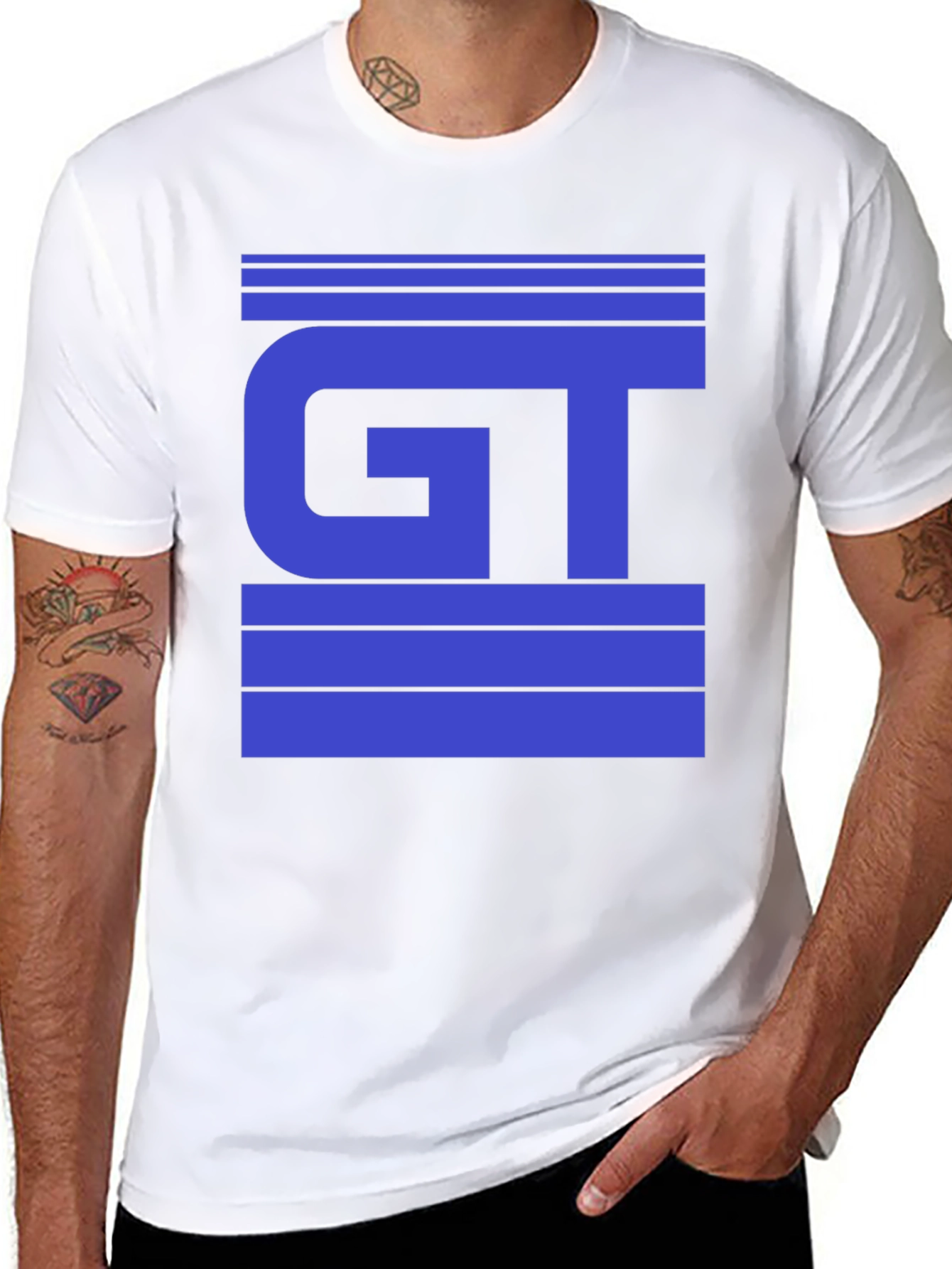 GT Graphic Tee - Retro Motorsport Style