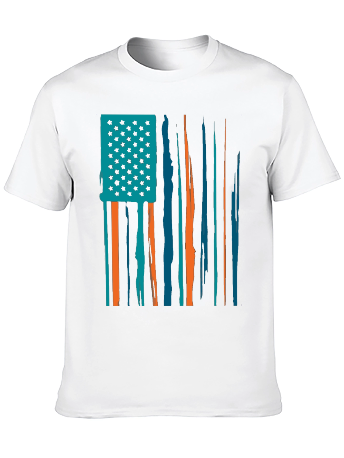 USA Flag Graphic Tee