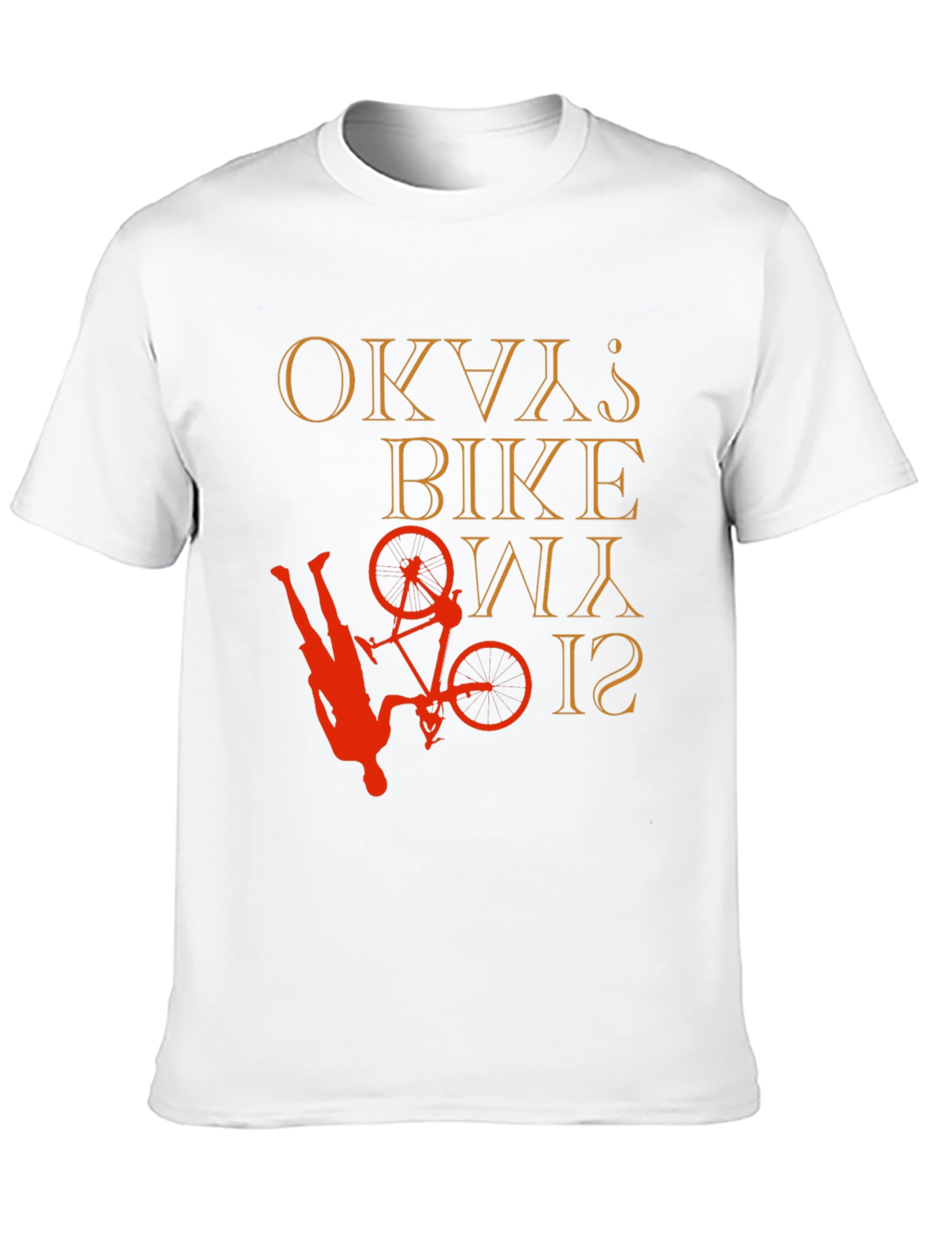 OKAYs Bike Ride T-Shirt - Trendy Graphic Tee