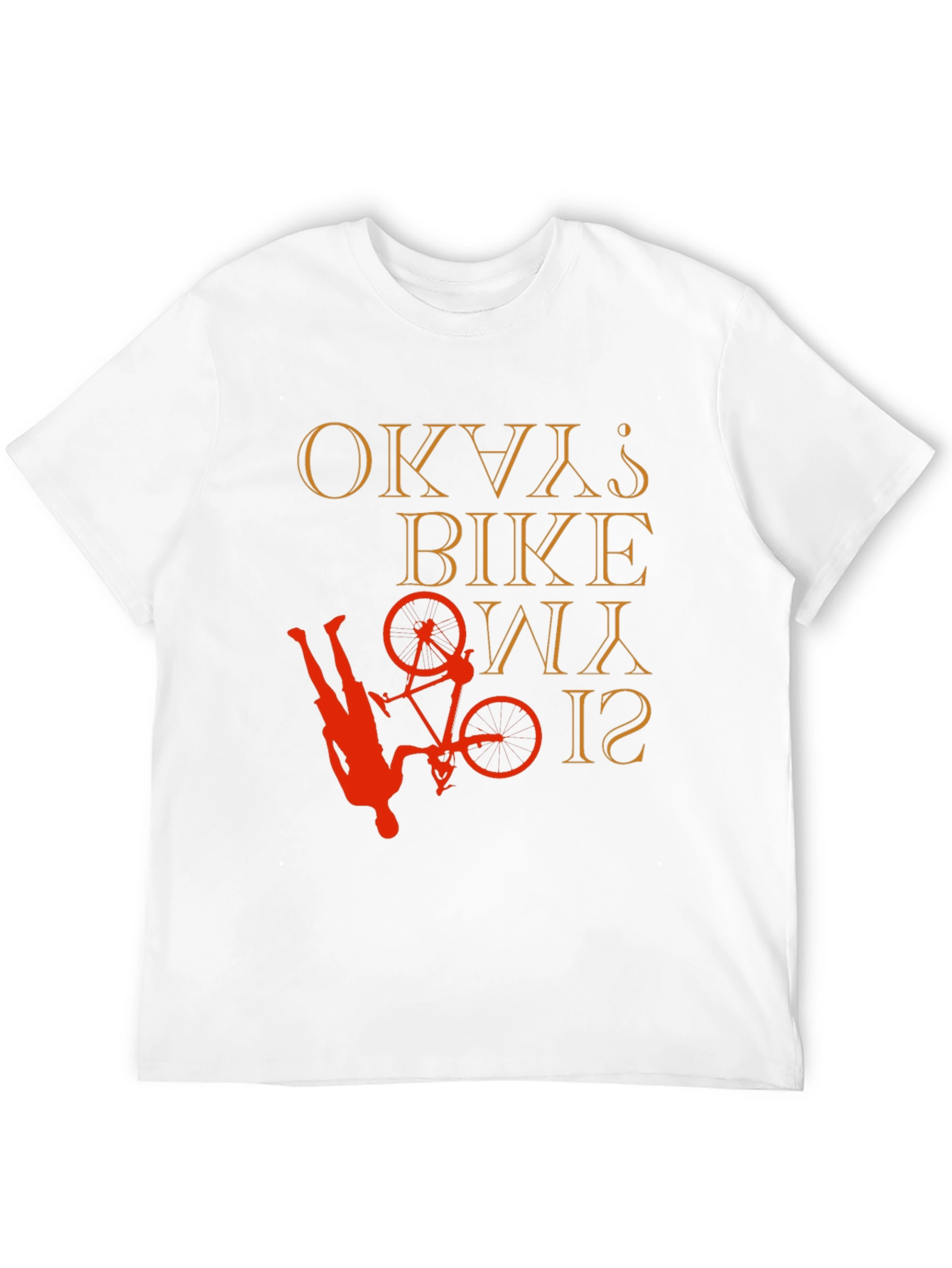 OKAYs Bike Ride T-Shirt - Trendy Graphic Tee