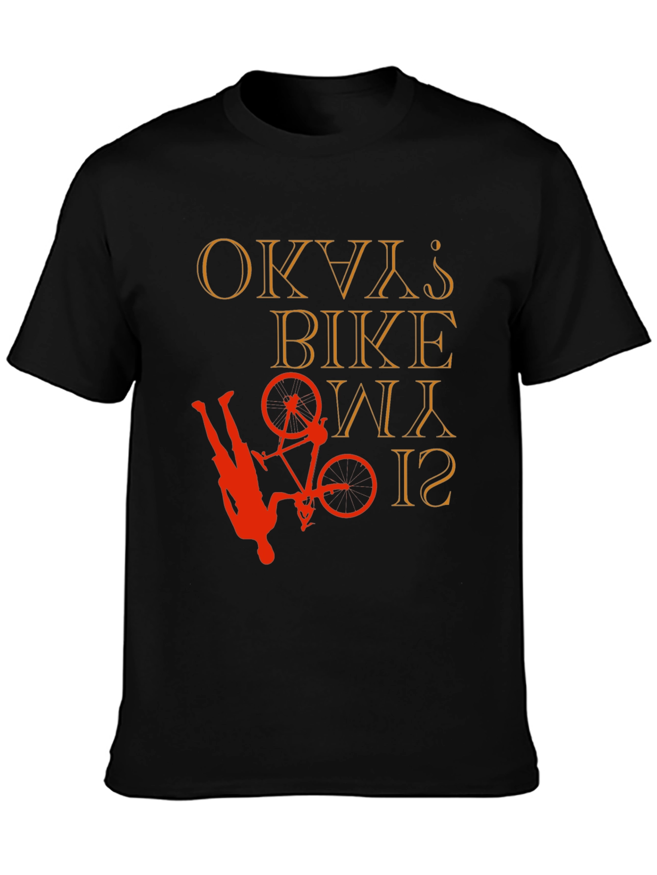 OKAYs Bike Ride T-Shirt - Trendy Graphic Tee