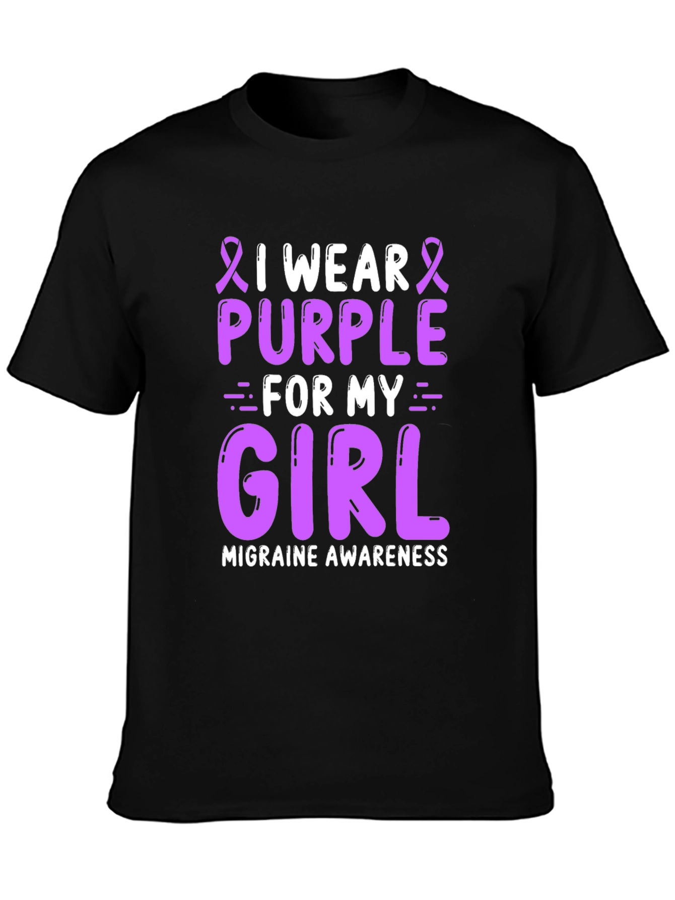Purple Migraine Awareness Graphic Tee
