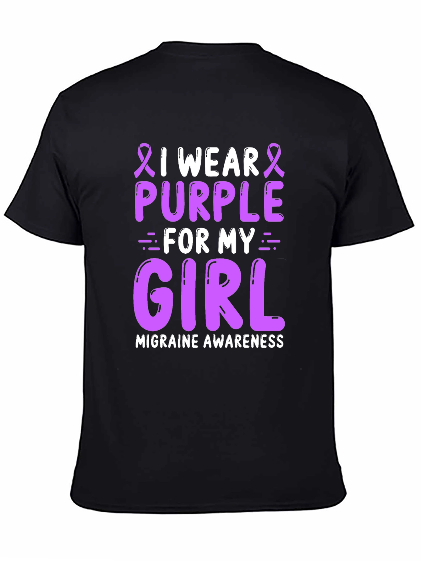 Purple Migraine Awareness Graphic Tee