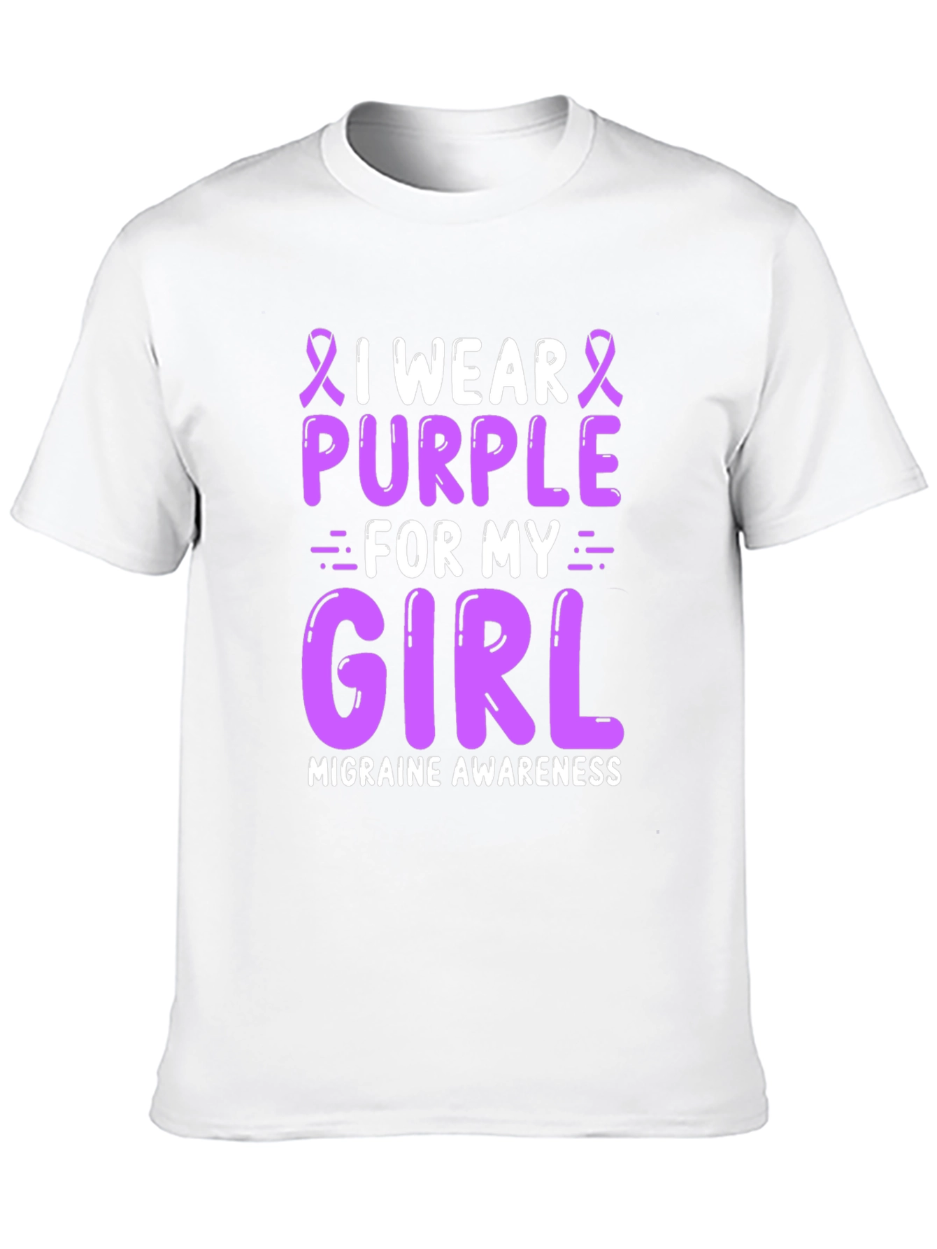 Purple Migraine Awareness Graphic Tee