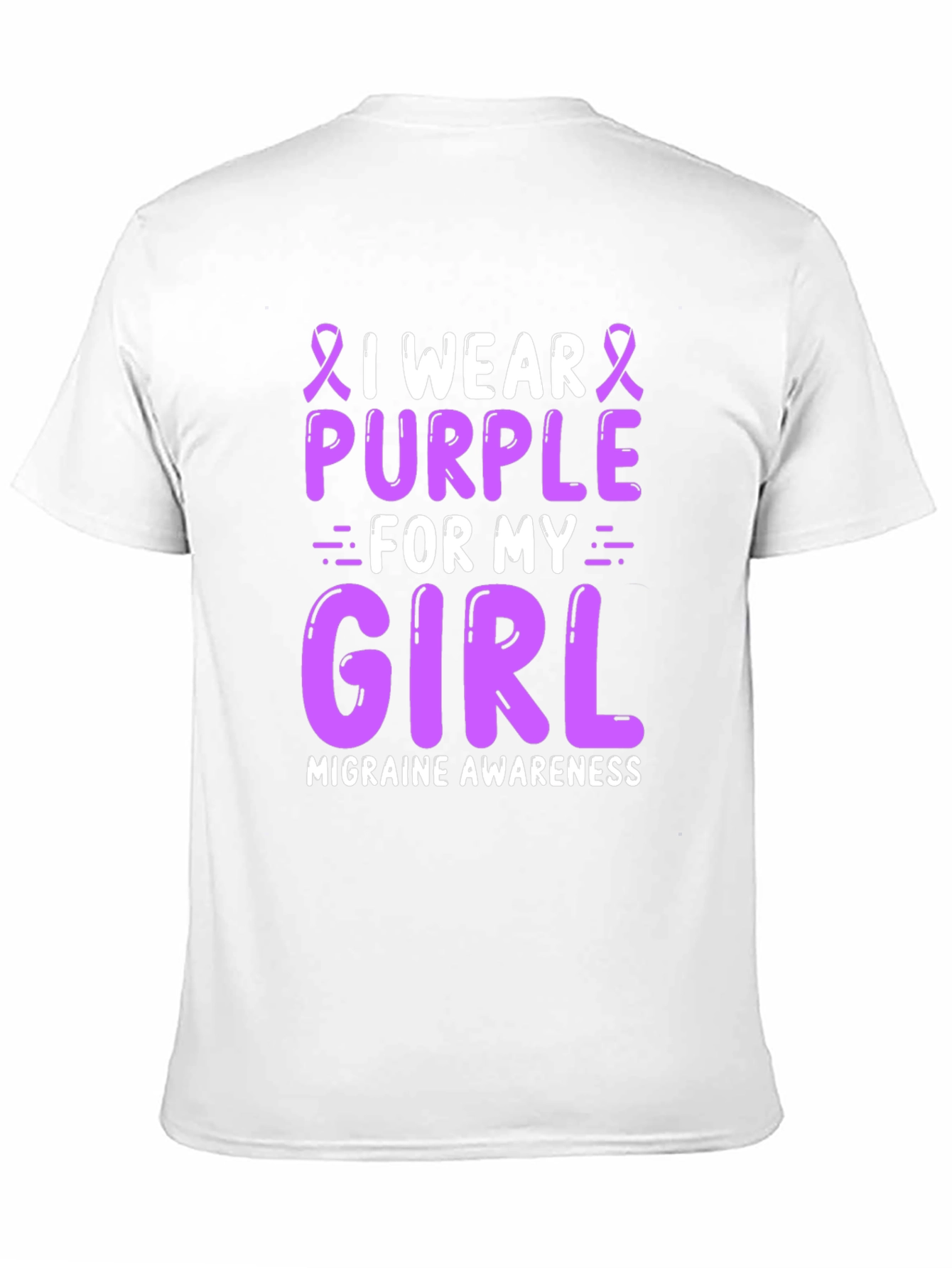 Purple Migraine Awareness Graphic Tee