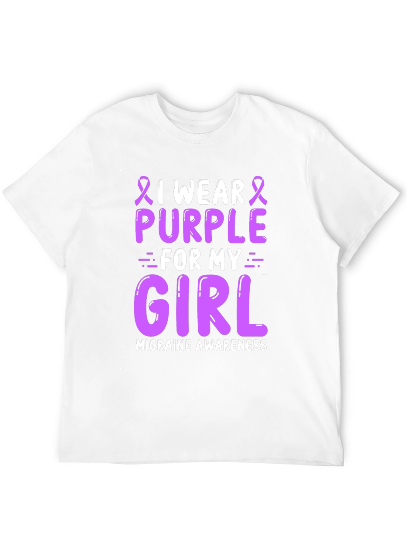 Purple Migraine Awareness Graphic Tee