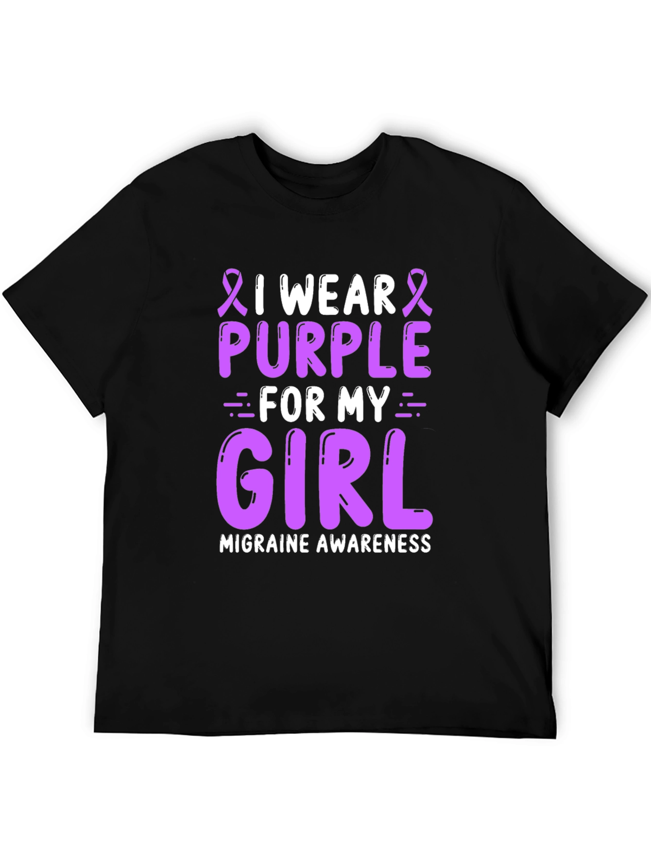 Purple Migraine Awareness Graphic Tee