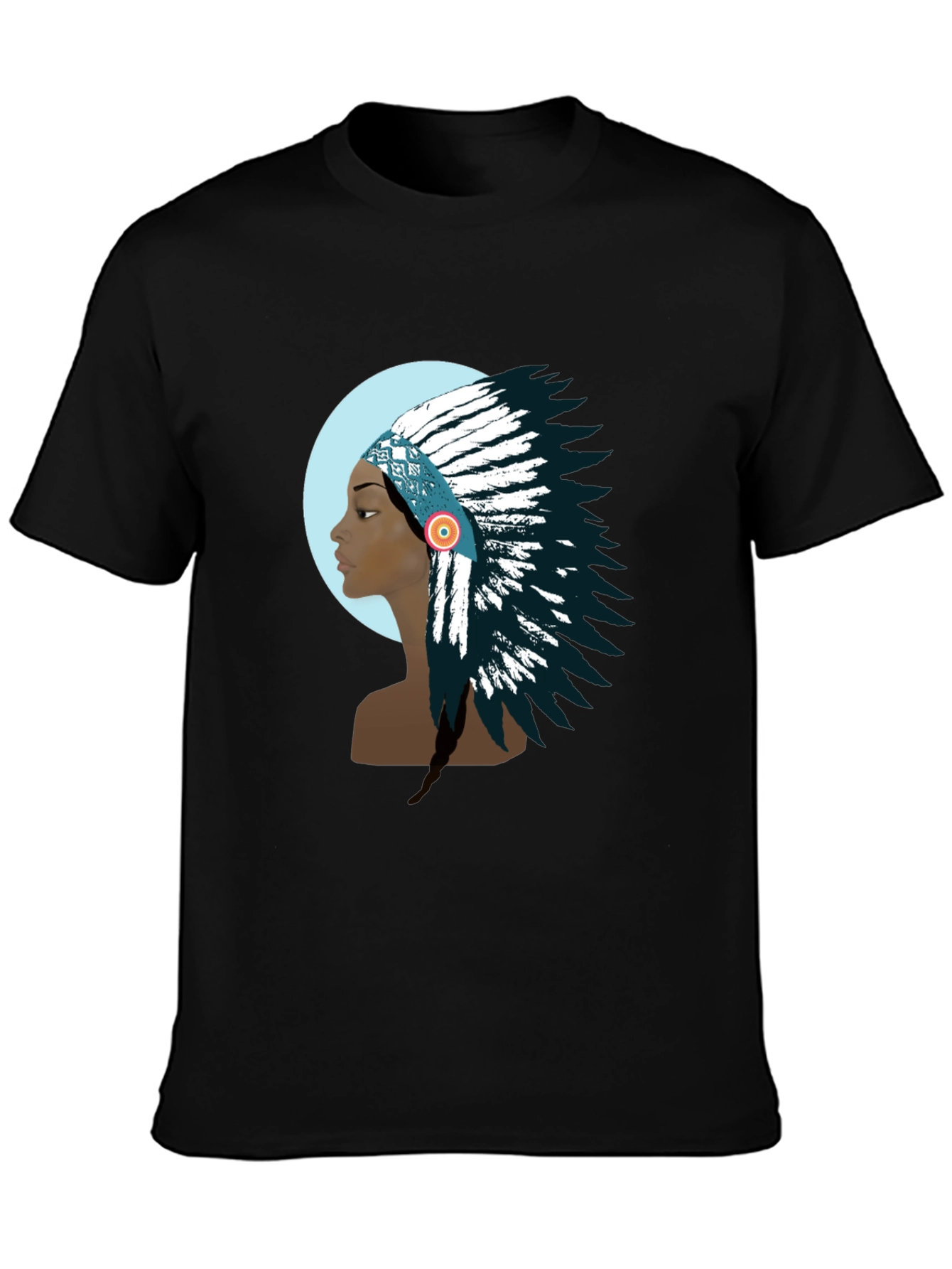 Native American Headdress T-Shirt - Unique Graphic Tee
