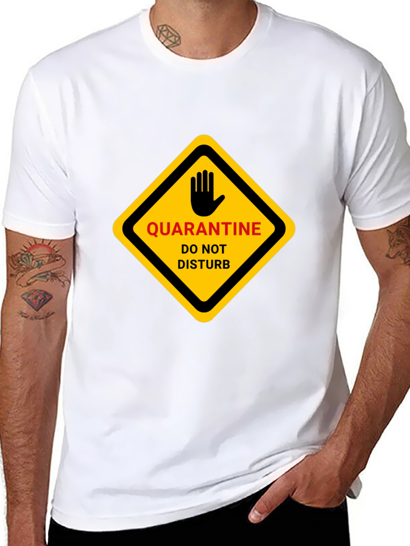 Quarantine Do Not Disturb Graphic T-Shirt