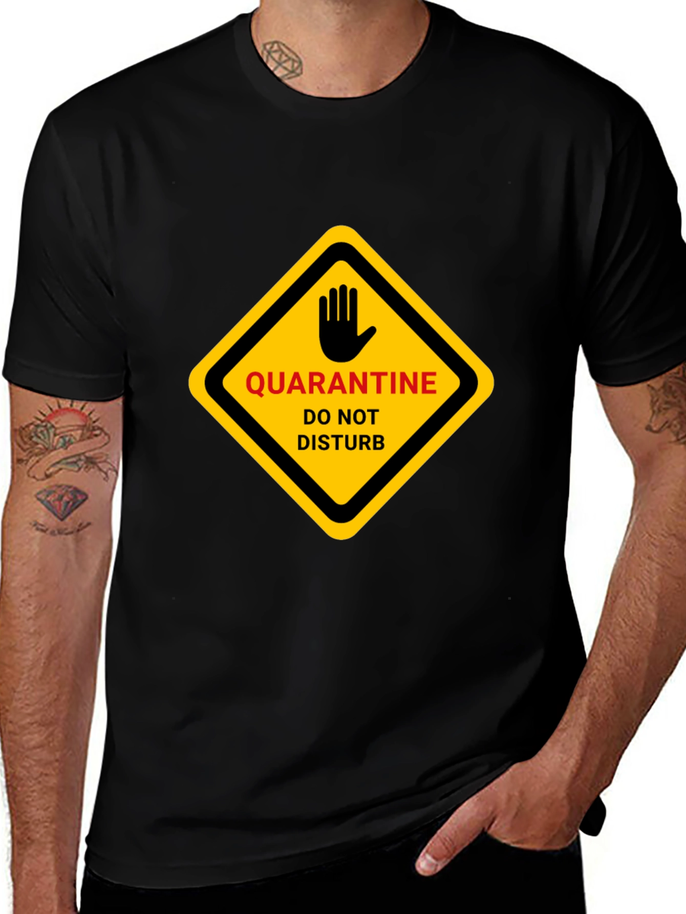 Quarantine Do Not Disturb Graphic T-Shirt