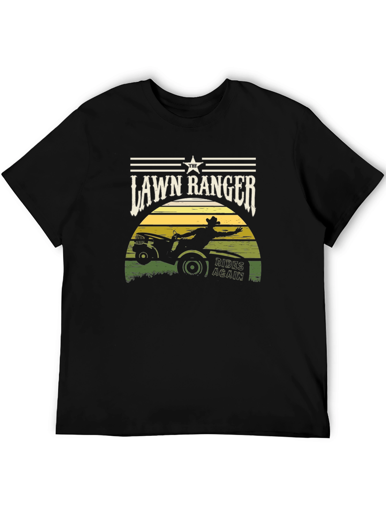 Lawn Ranger Rides Again T-Shirt