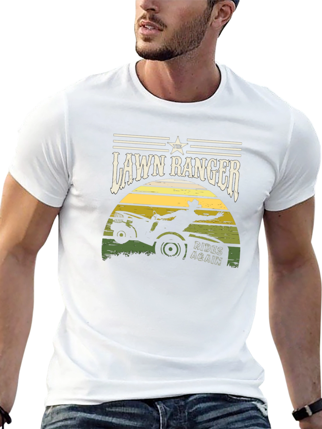 Lawn Ranger Rides Again T-Shirt