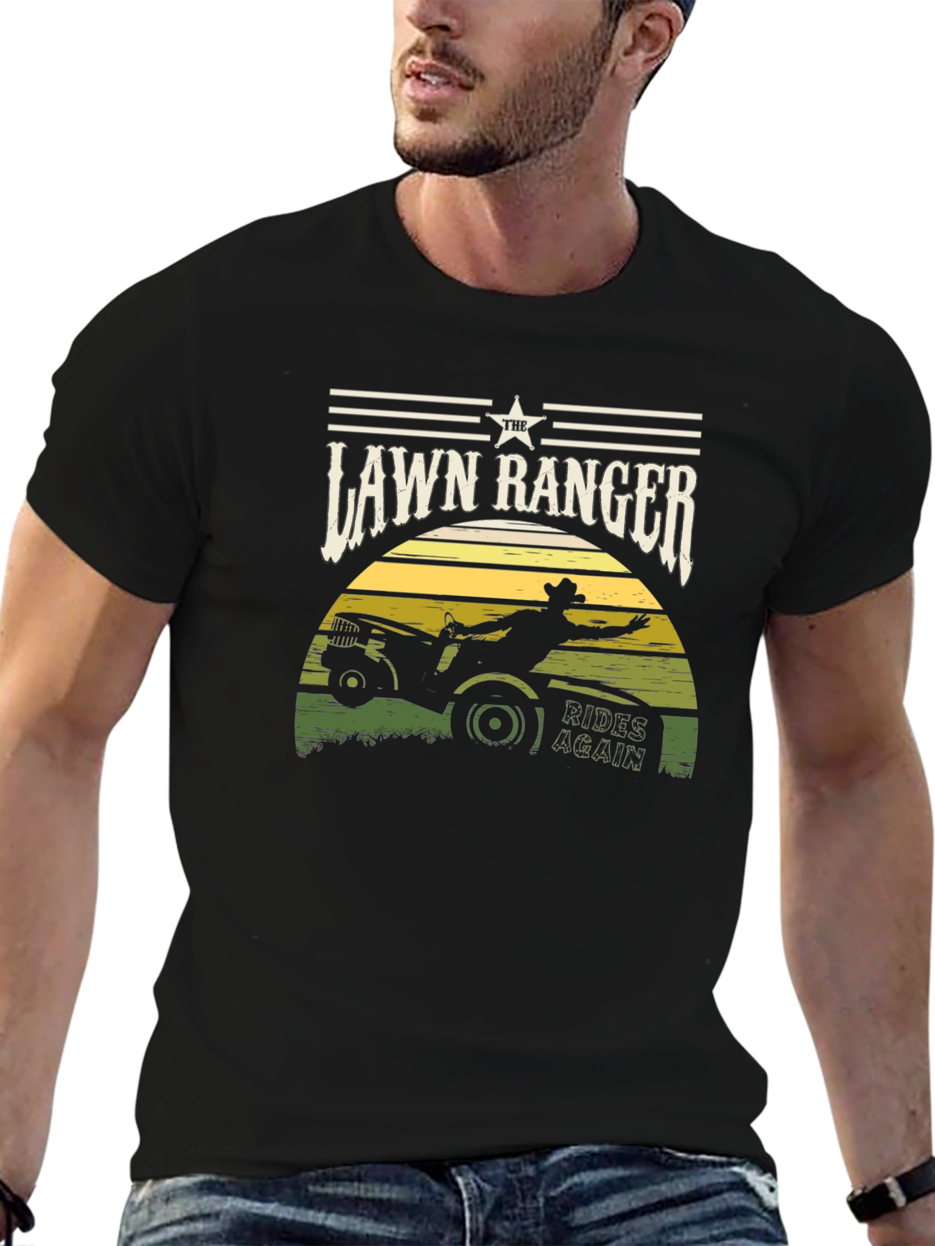 Lawn Ranger Rides Again T-Shirt