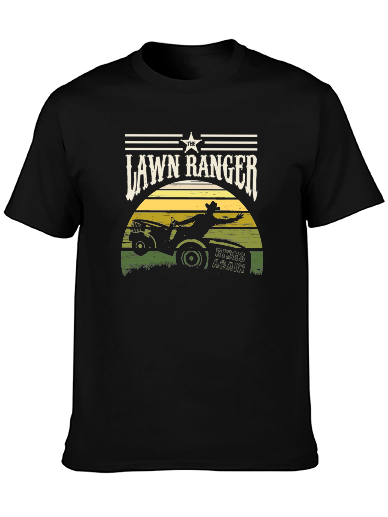 Lawn Ranger Rides Again T-Shirt