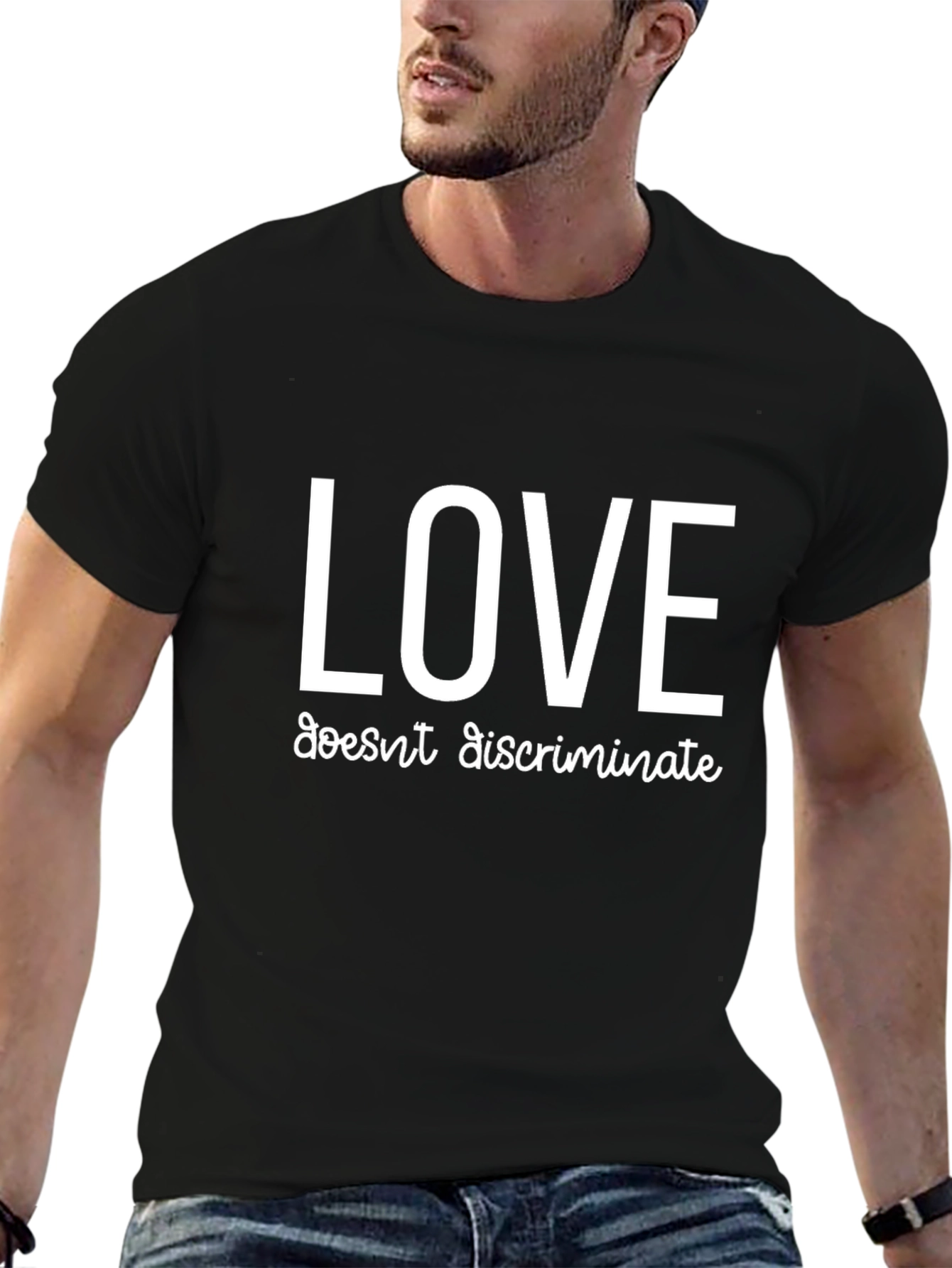 Love Doesnt Discriminate Tee - Black