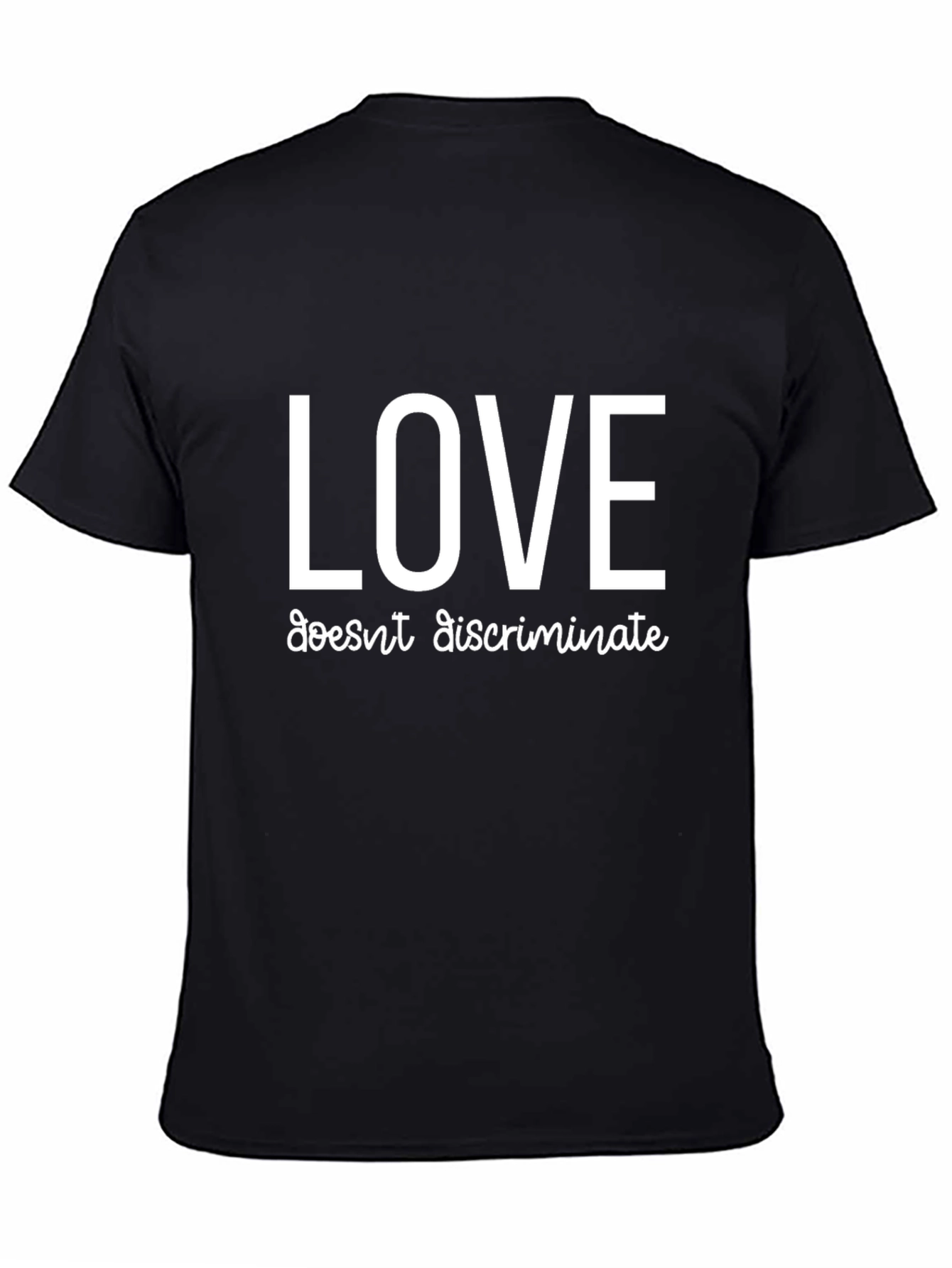 Love Doesnt Discriminate Tee - Black