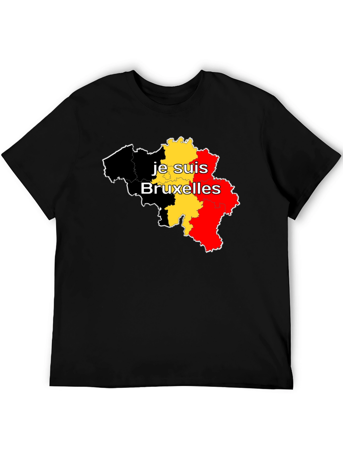 Je Suis Bruxelles Belgium Flag T-Shirt
