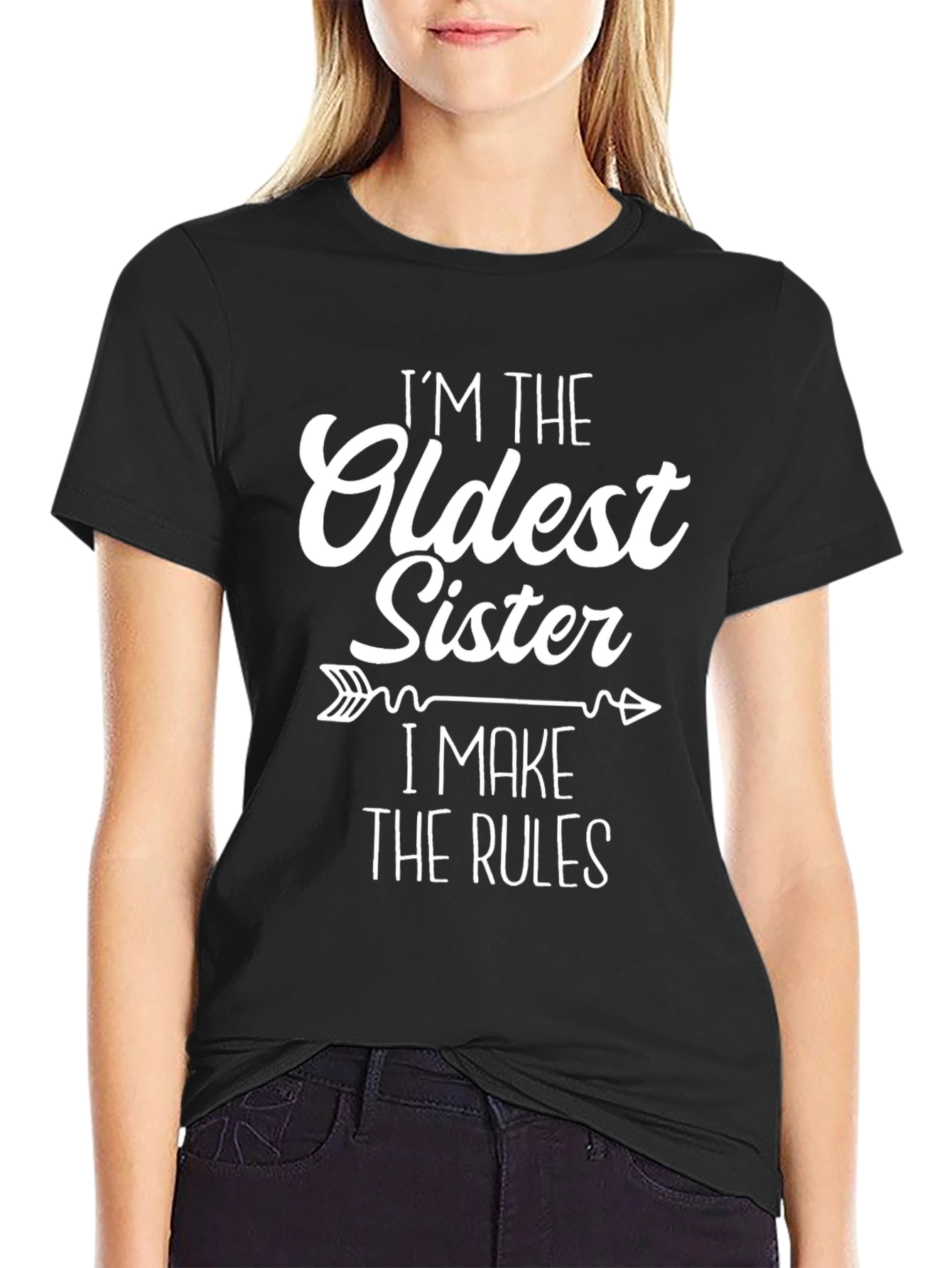 Oldest Sister Rules Graphic Tee