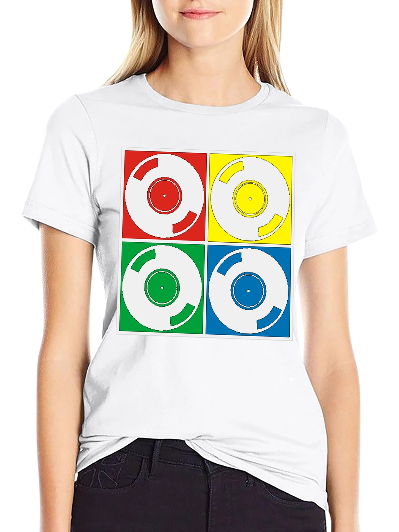 Retro Vinyl Record Graphic Tee