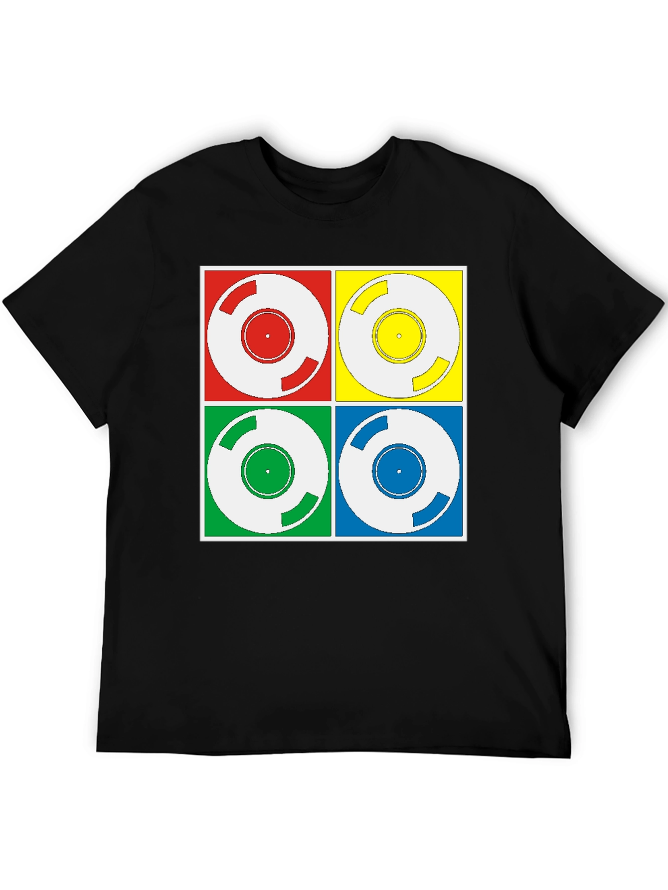 Retro Vinyl Record Graphic Tee