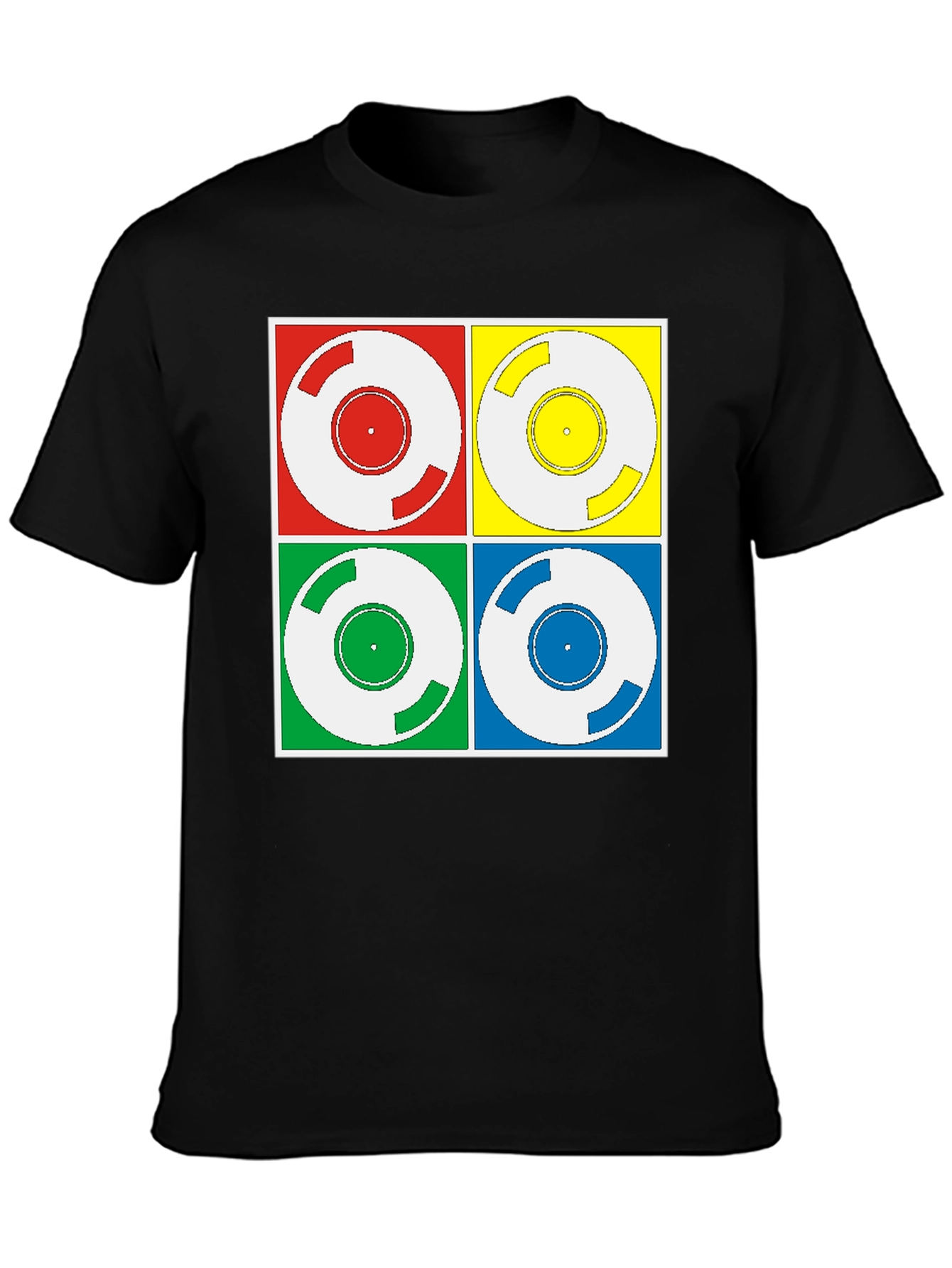 Retro Vinyl Record Graphic Tee
